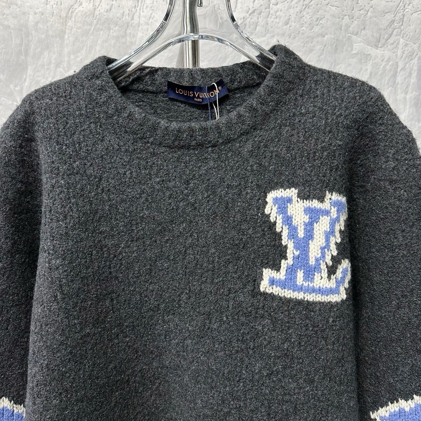 Louis Vuitton SS25 Ski Clover Knit Sweater — detail