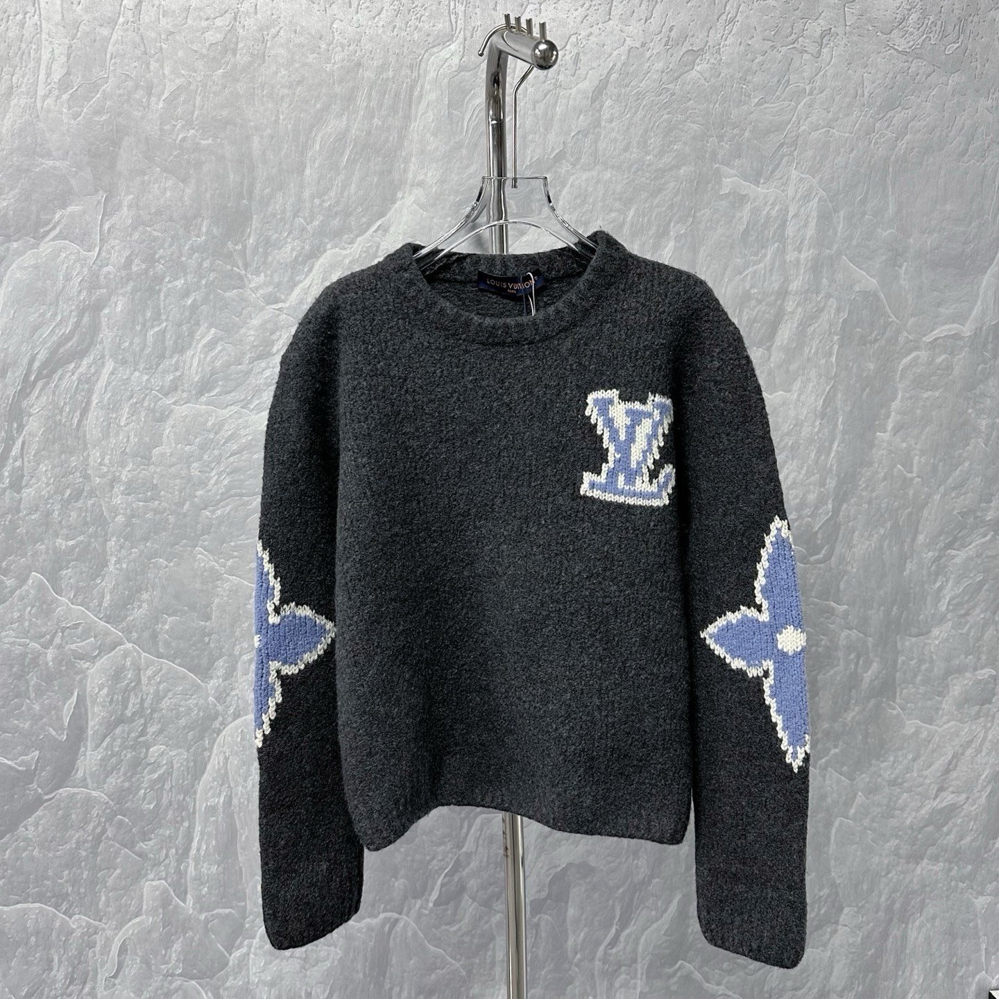 Louis Vuitton SS25 Ski Clover Knit Sweater — front