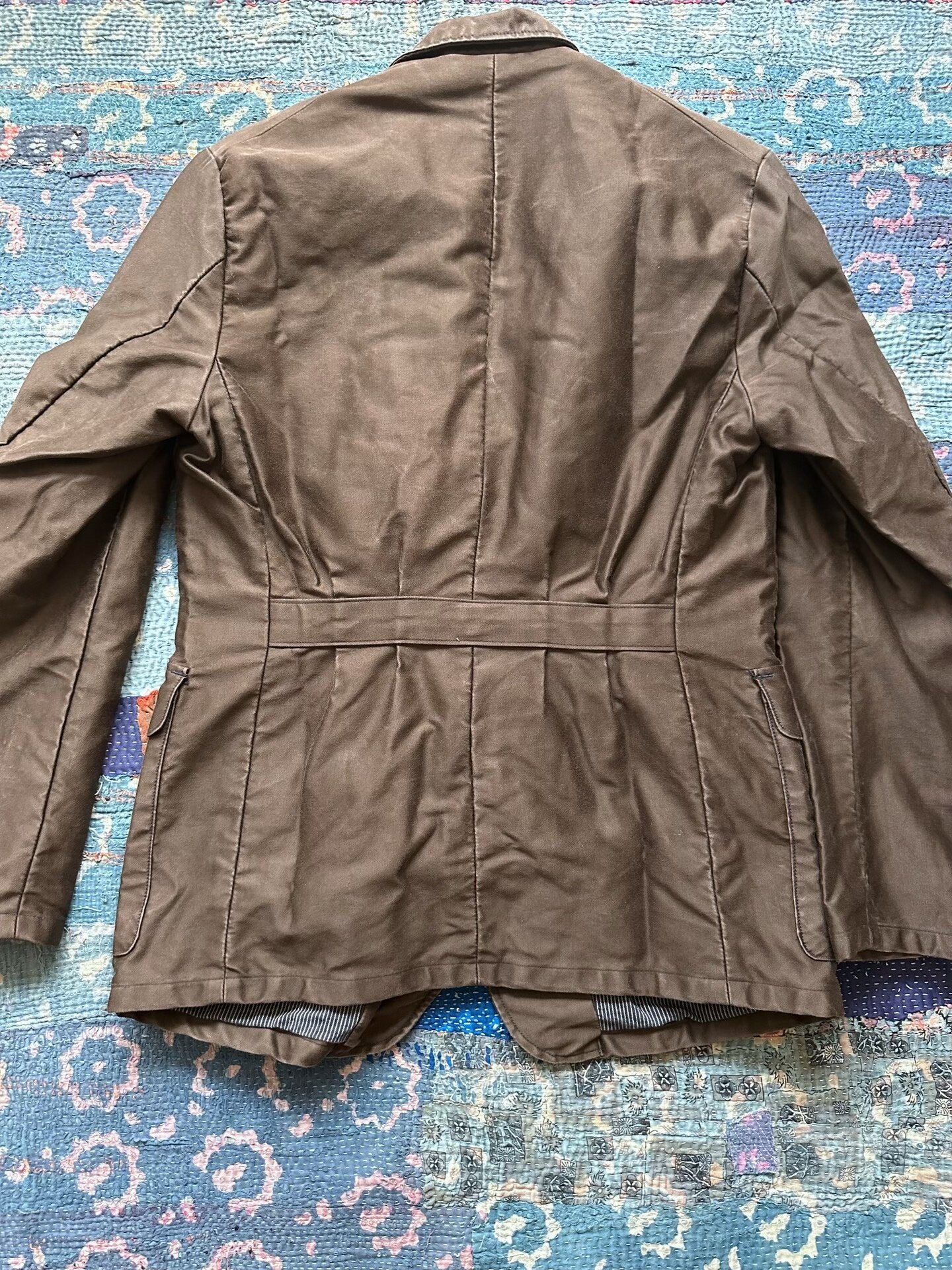 Mister Freedom Brown Peak Lapel Blazer — front
