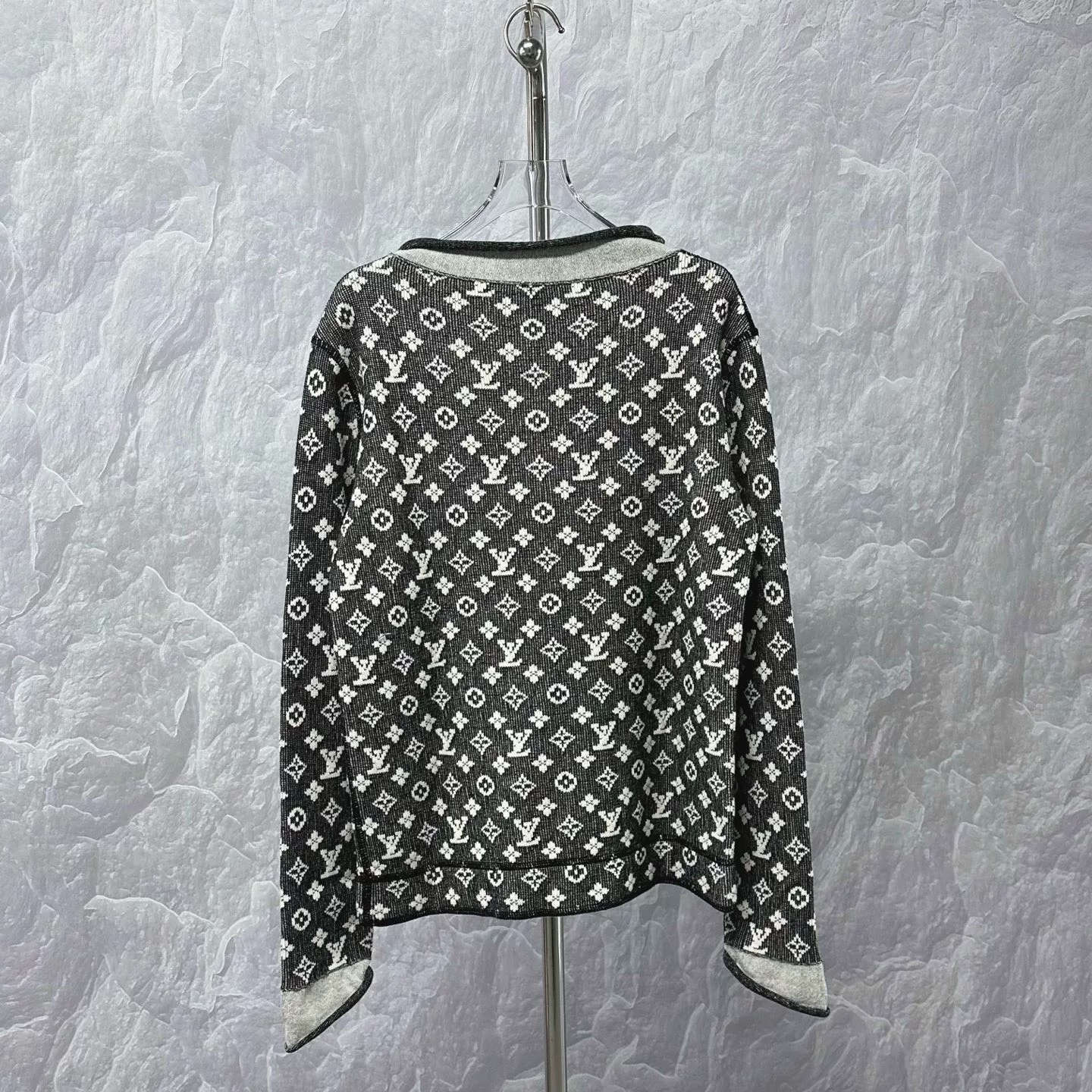 Louis Vuitton Monogram Wool Sweater — label