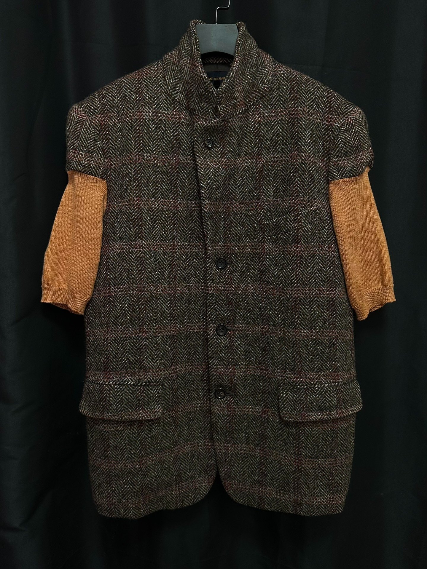 Comme des Garçons 1993 AW Patchwork Runway Coat — front