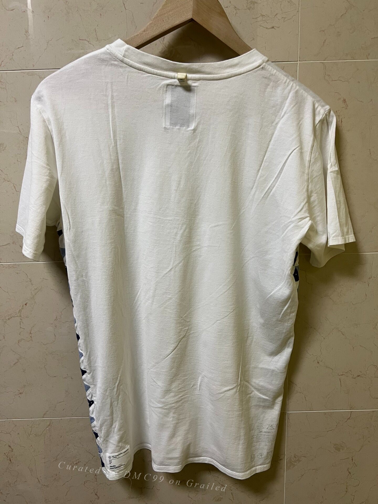 visvim Side Nez Perce Triangle Patchwork Tee — front