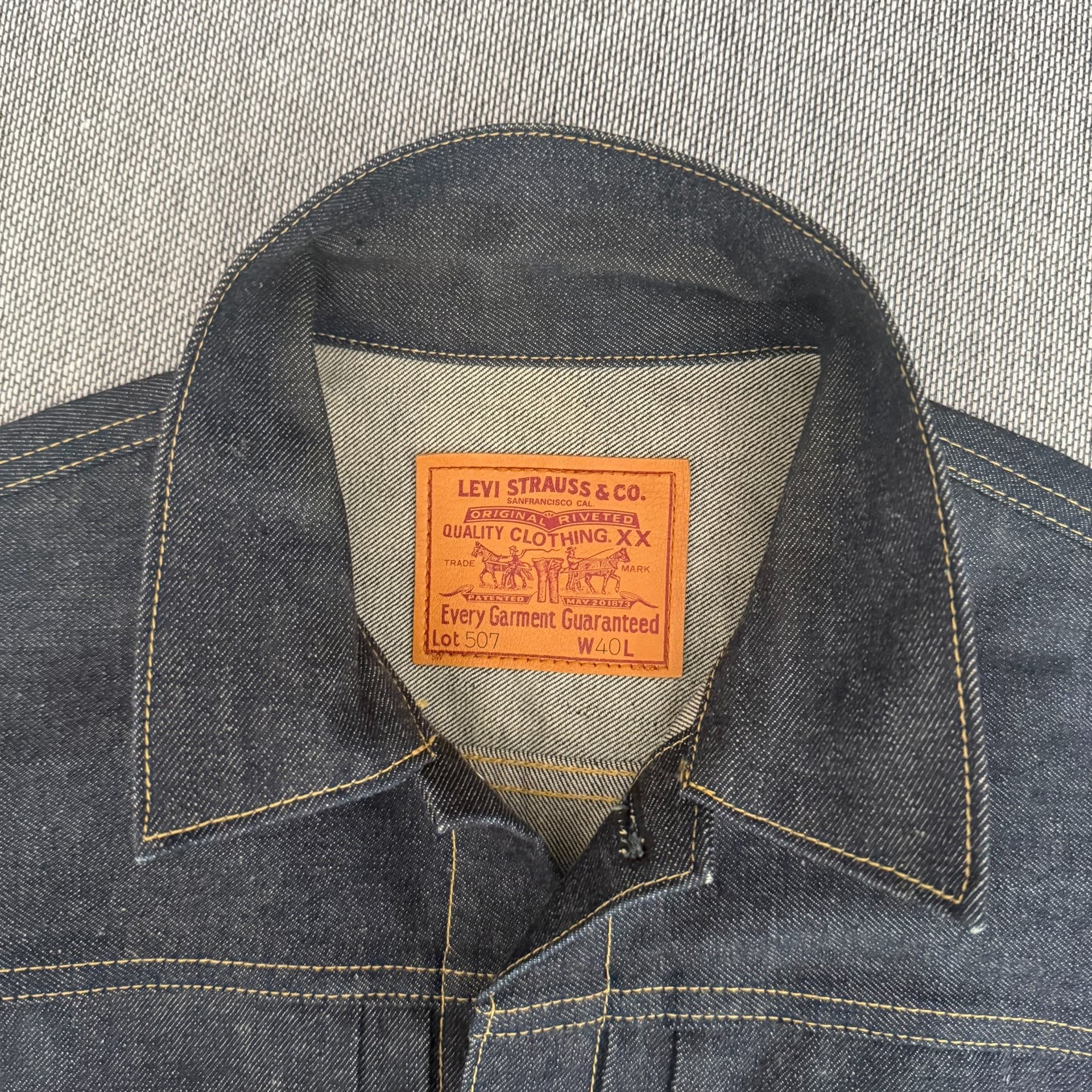 Levi's LVC507 J22 Denim Jacket — detail