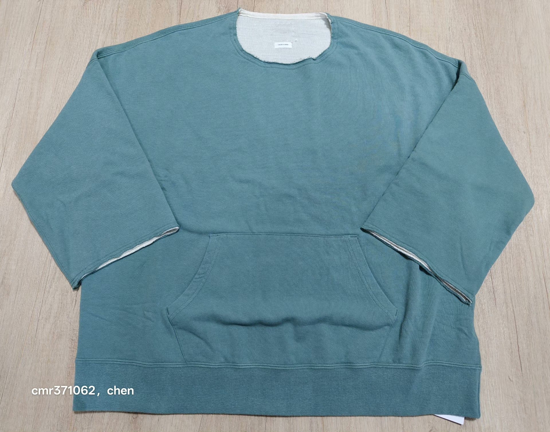 VISVIM 25AW BURROW DUAL SWEAT DMGD