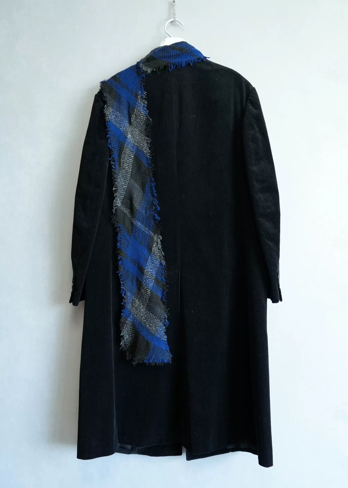 Yohji Yamamoto 22AW Runway Corduroy Coat — label