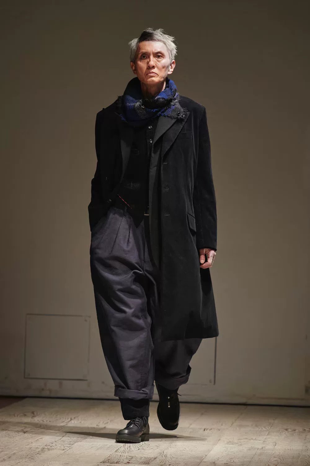 Yohji Yamamoto 22AW Runway Corduroy Coat — front