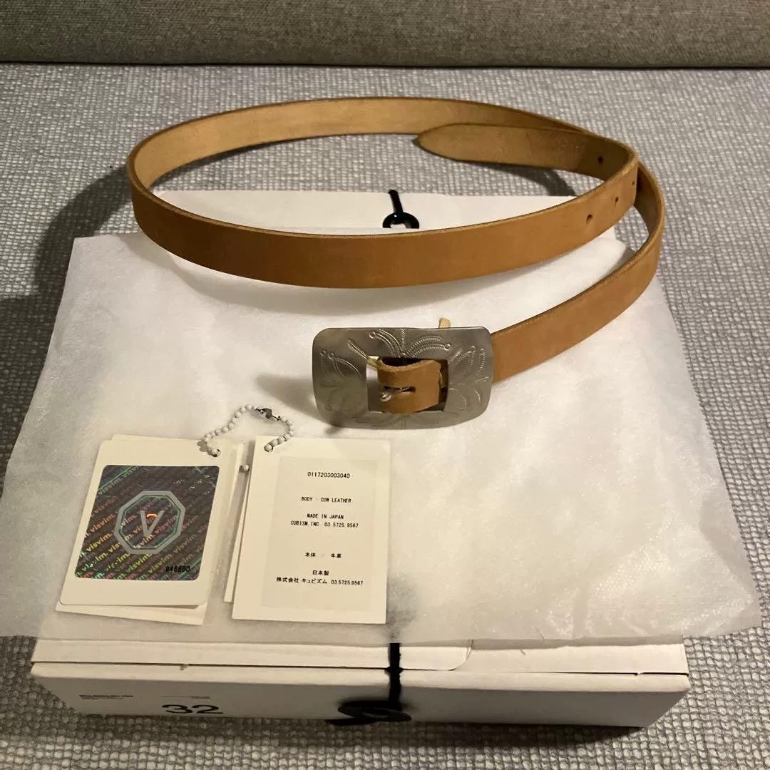 Visvim 20mm Natural Small Buckle Belt