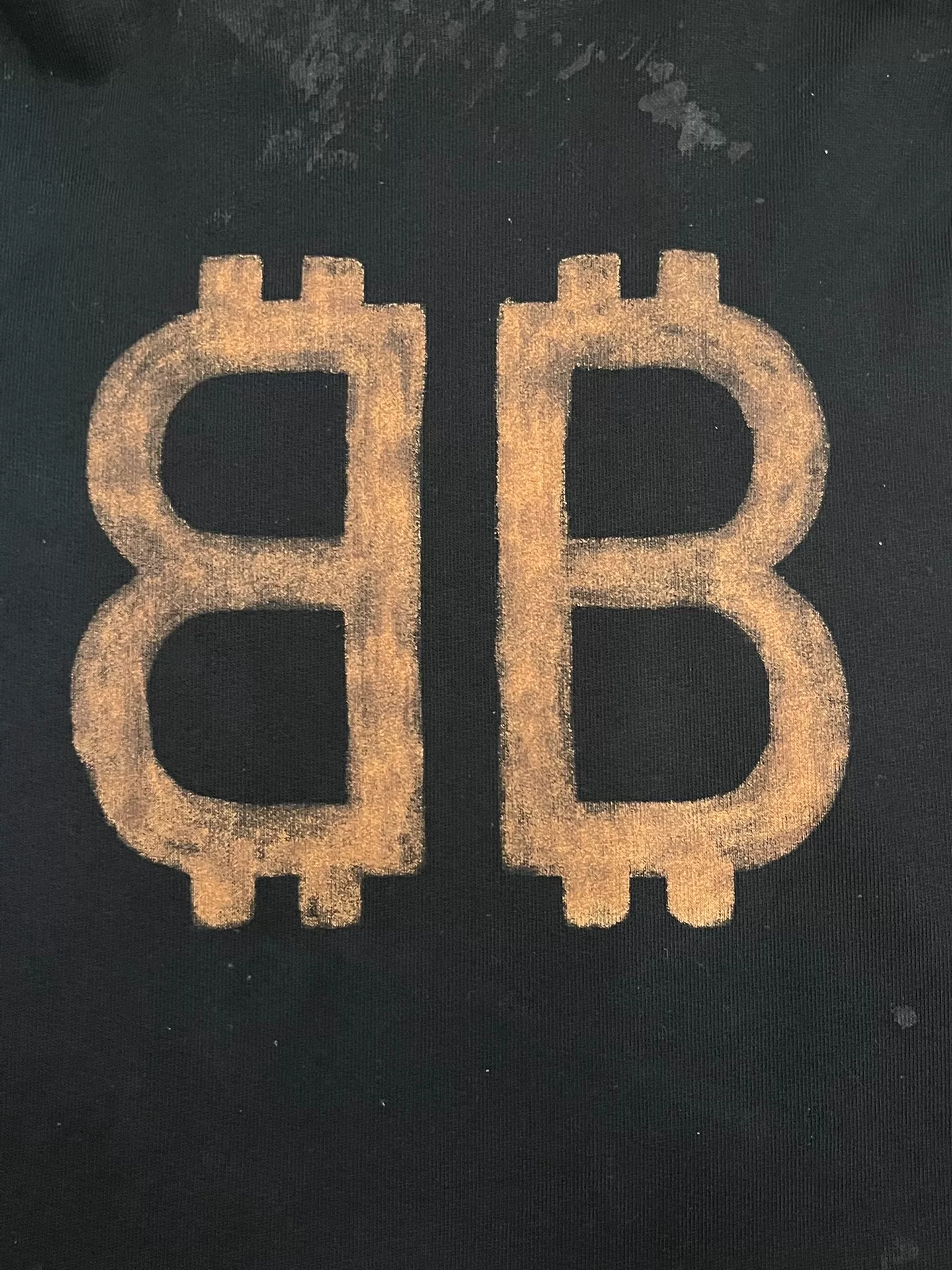 Balenciaga BB Letter Print Hoodie — detail