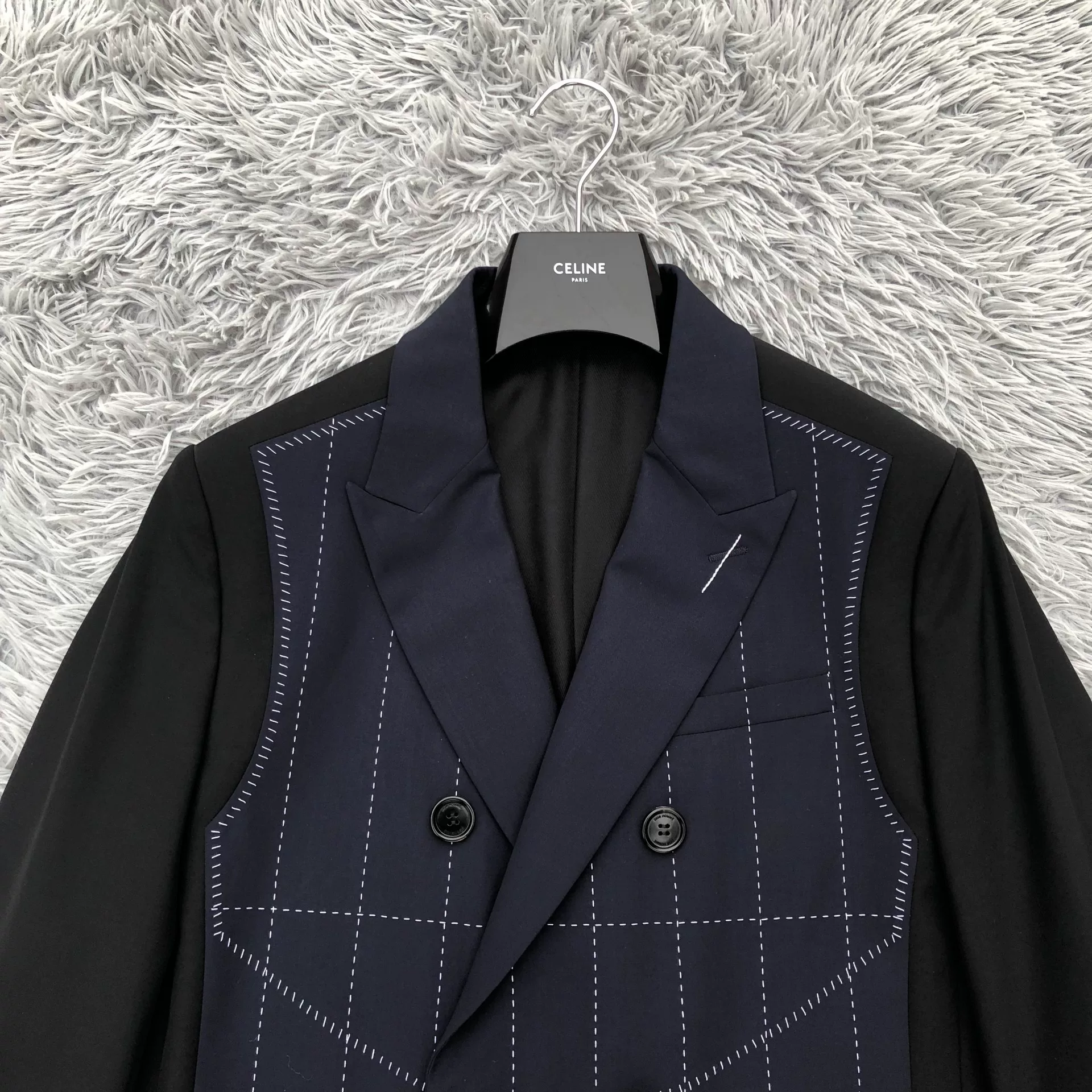 Dior Homme 18ss Double-Breasted Wool Coat — front