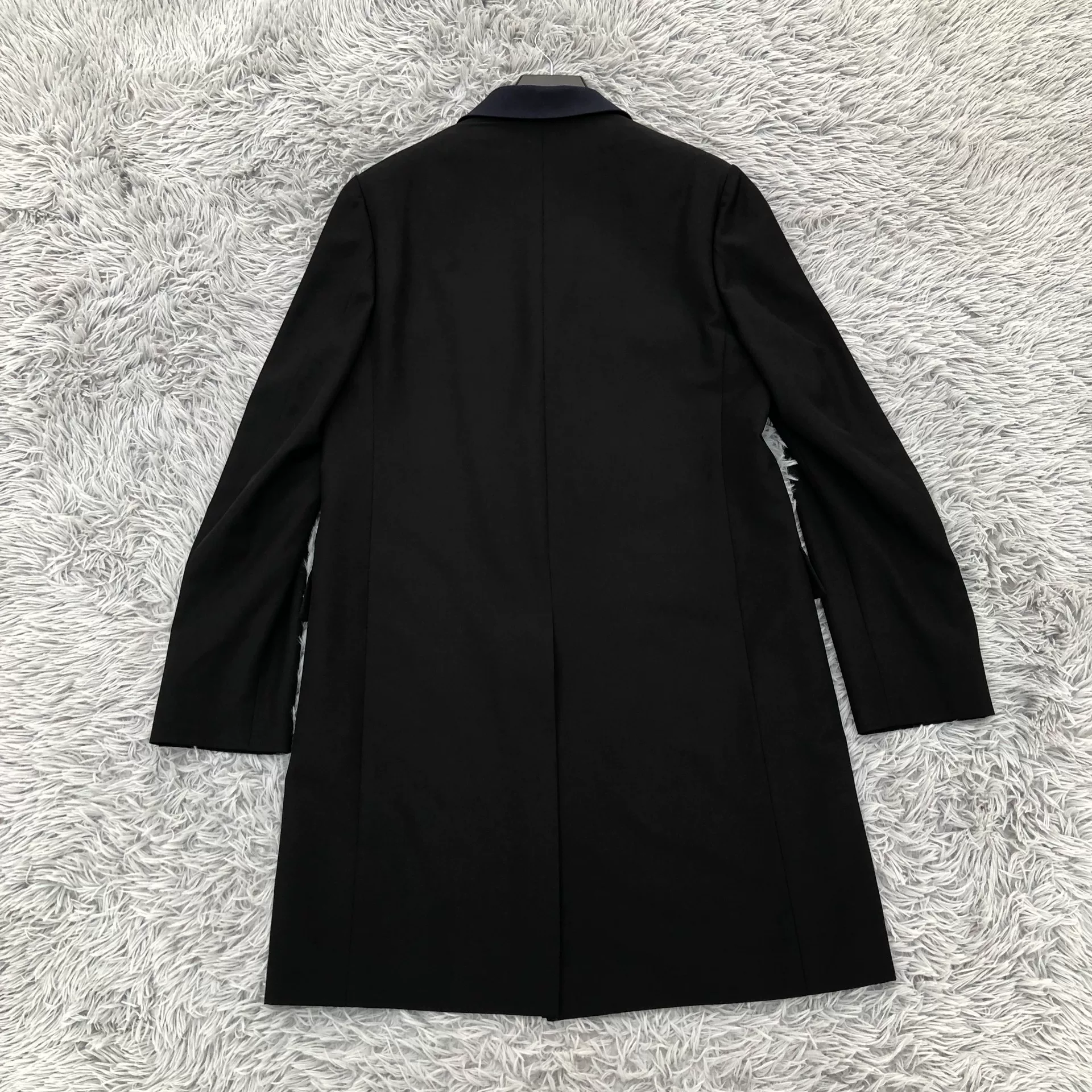 Dior Homme 18ss Double-Breasted Wool Coat — label