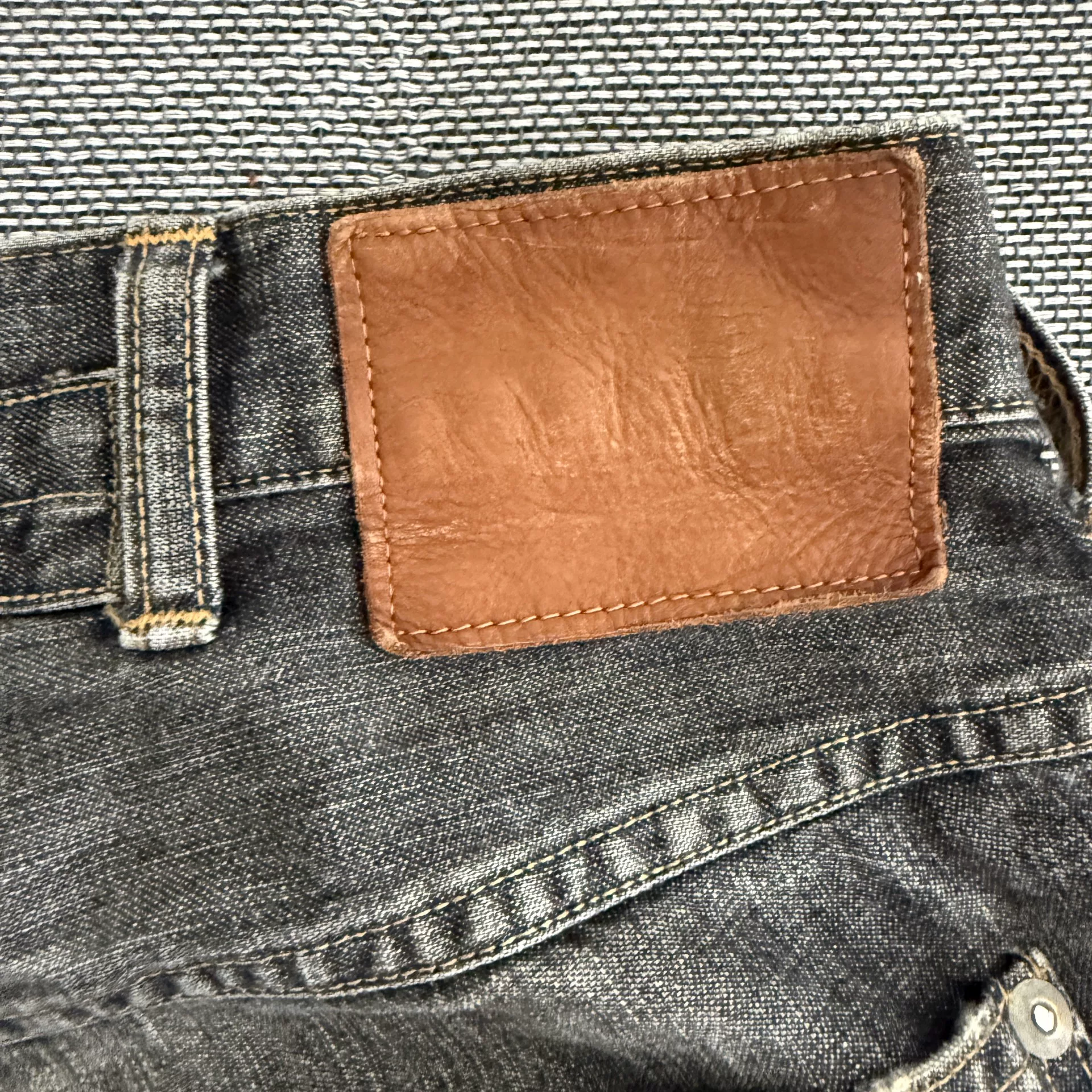 Neighborhood 21ss Nevada Jeans — back