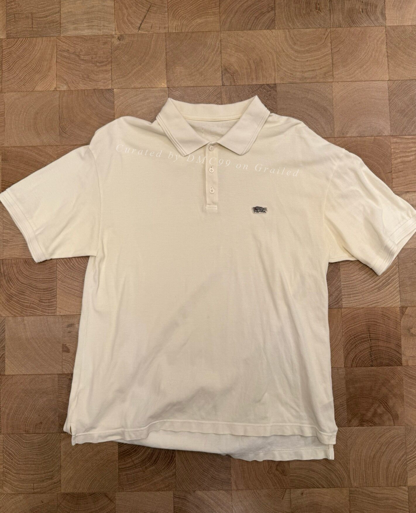 VISVIM JUMBO WELLER S/S DMGD Carp Polo — front