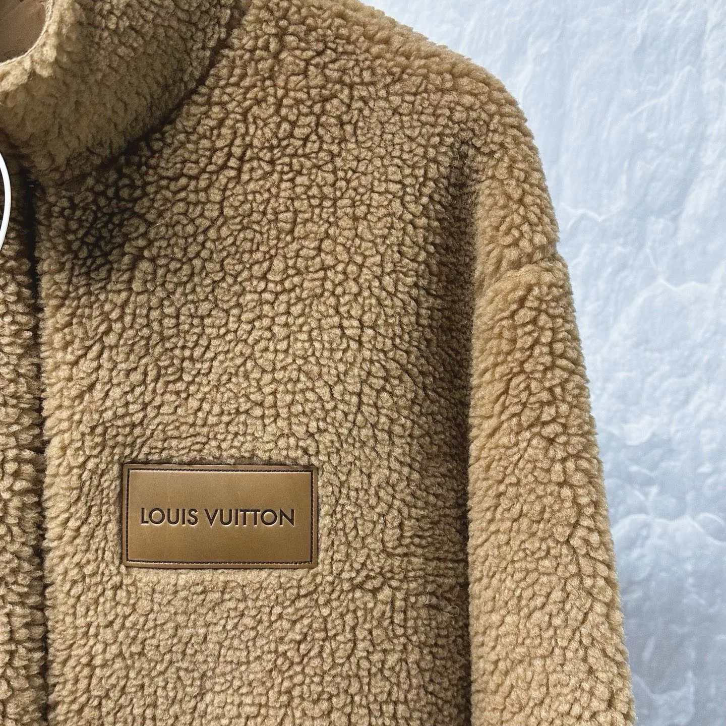 Louis Vuitton SS25 Teddy Zip Jacket — detail
