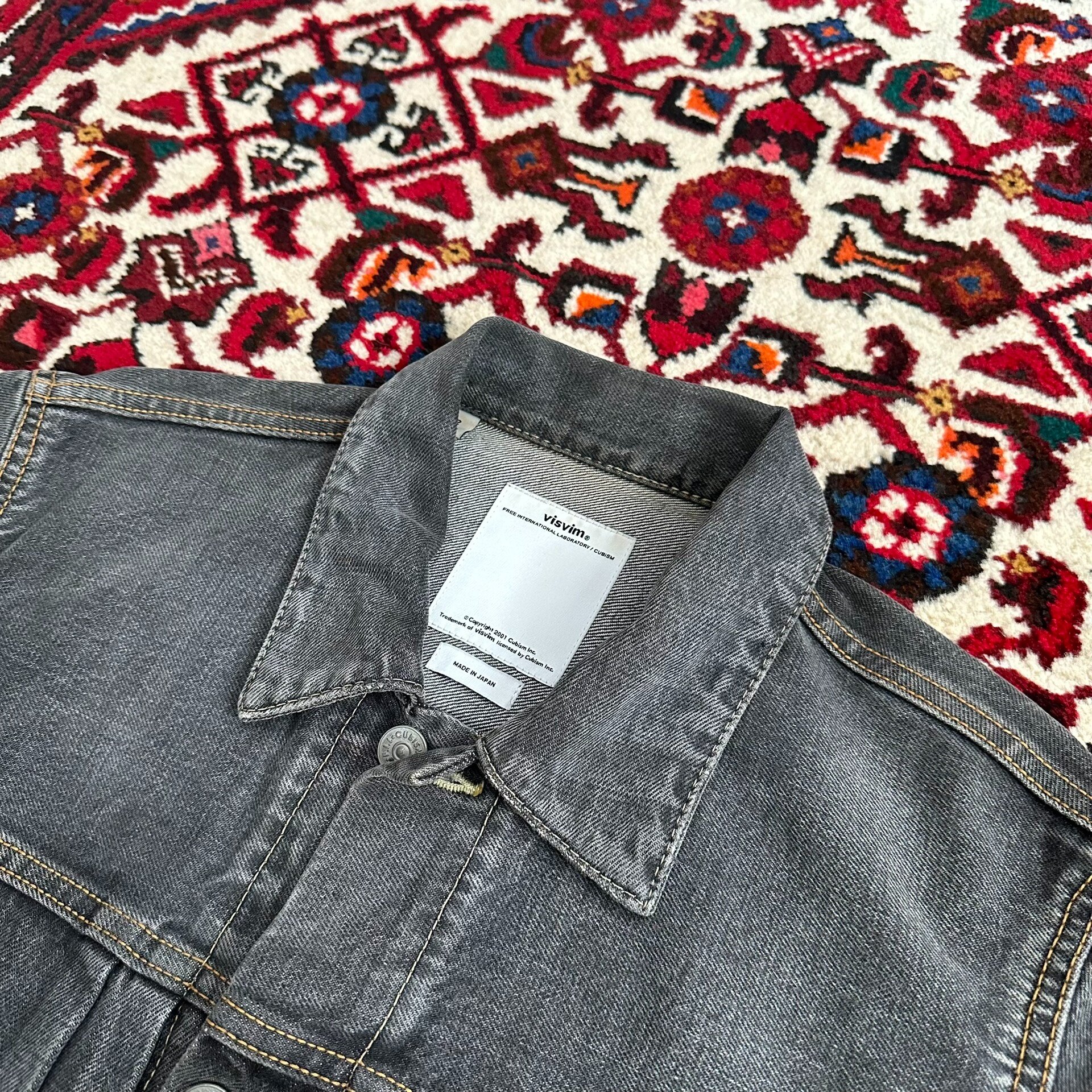 visvim 14AW 101 Denim Jacket — label