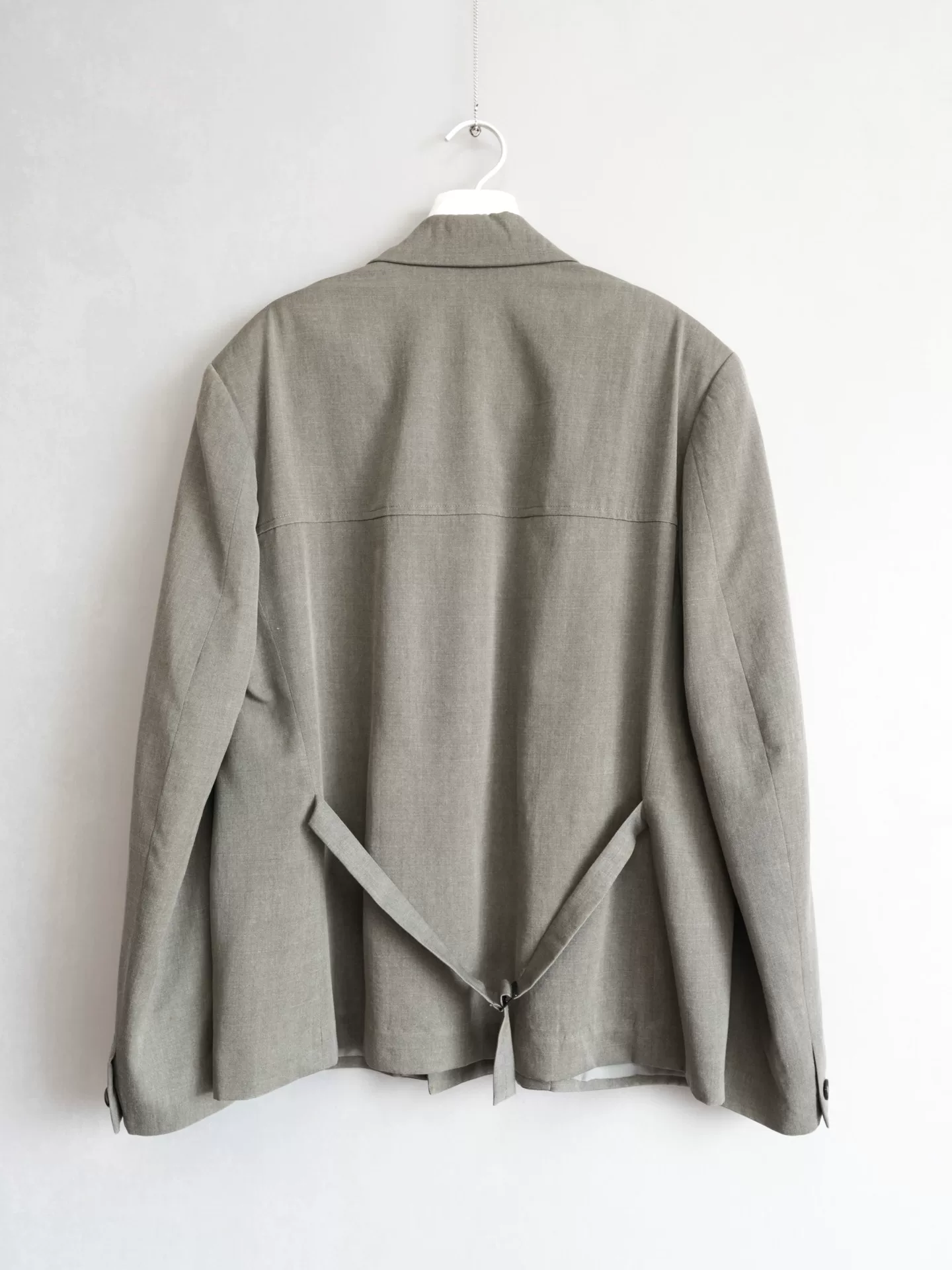 Yohji Yamamoto 95SS Double-Breasted Gray Jacket — back