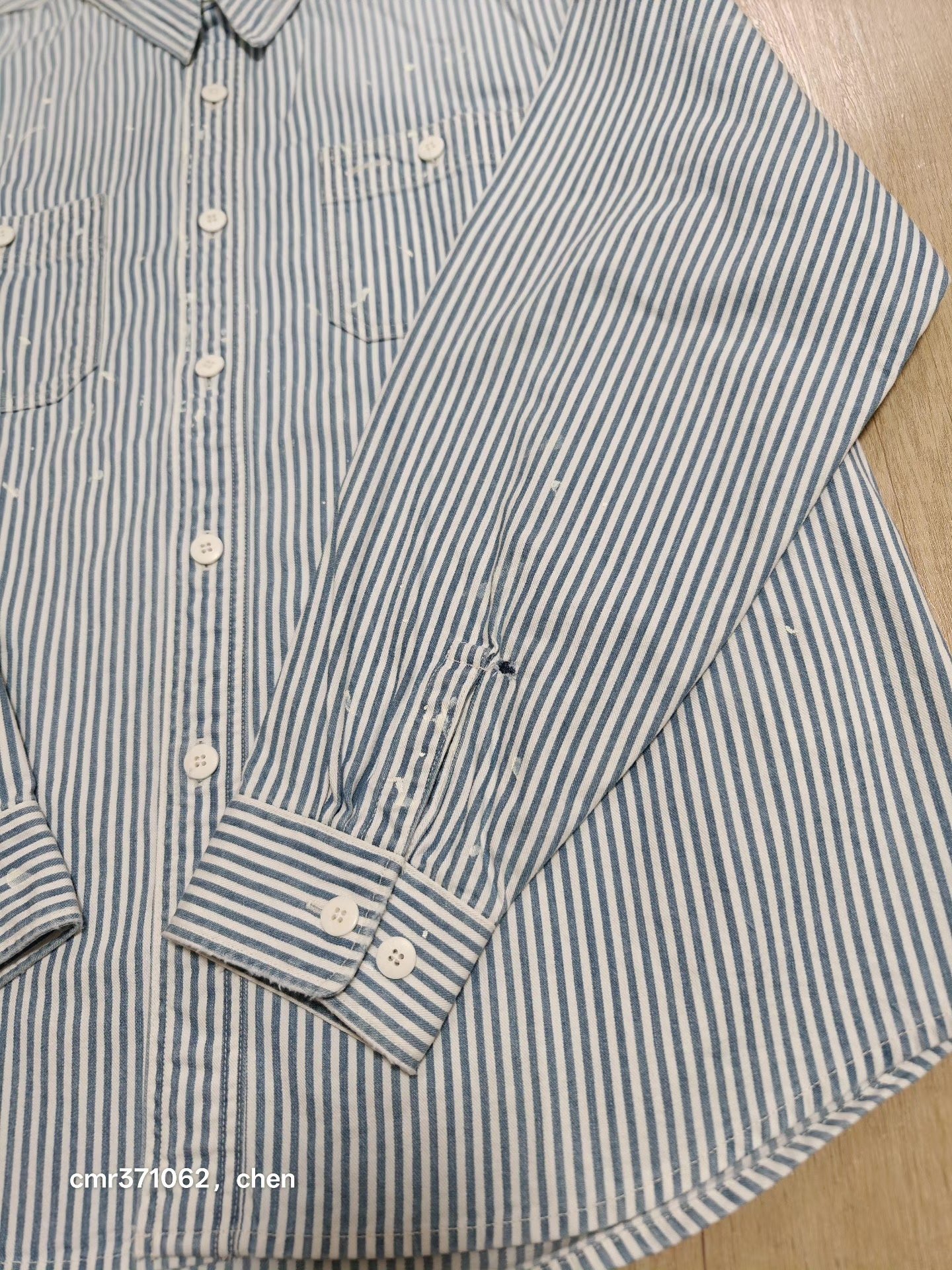 Visvim 26 ICT Larrikin Hickory L/S Crash — label