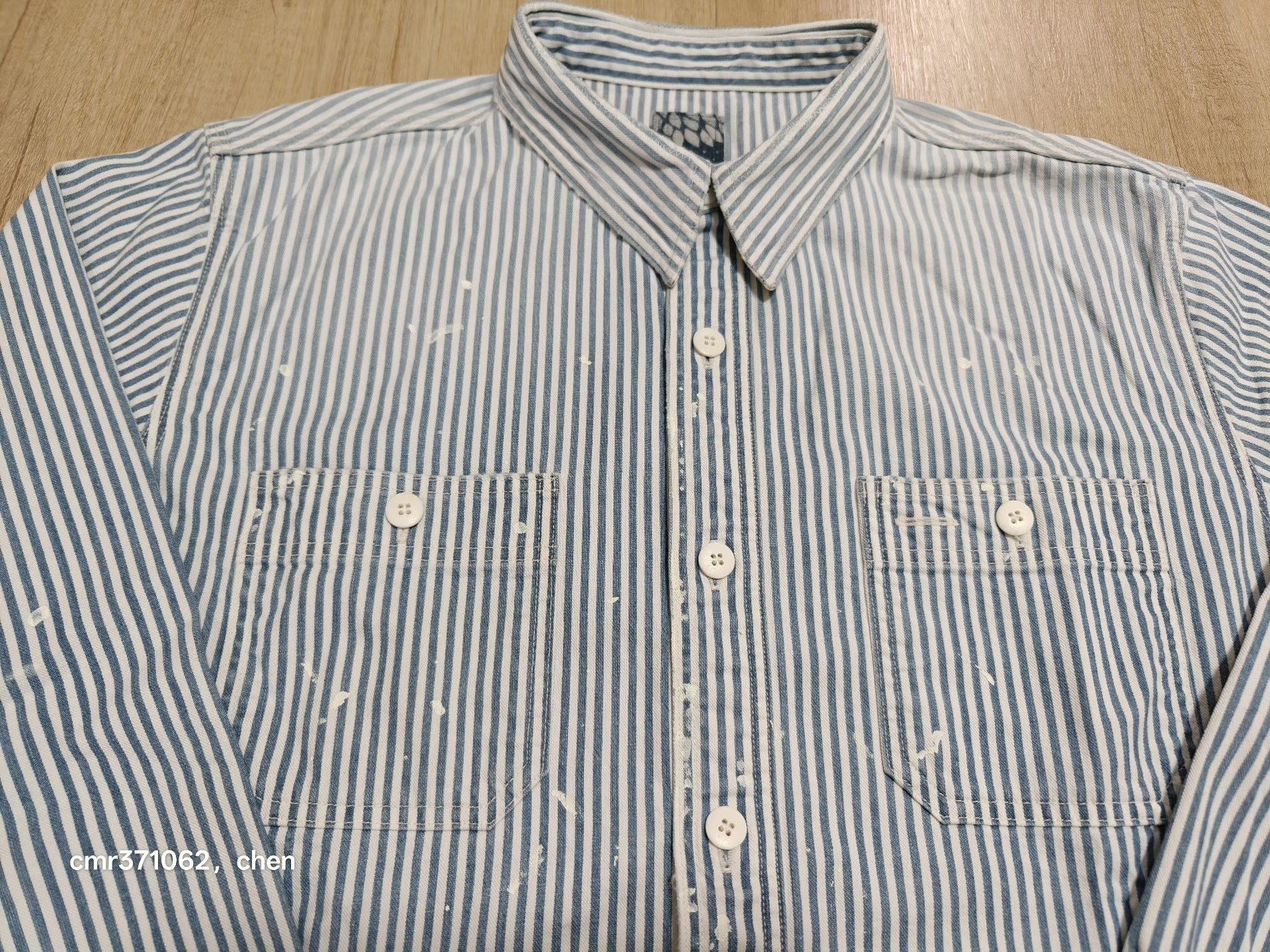 Visvim 26 ICT Larrikin Hickory L/S Crash — front