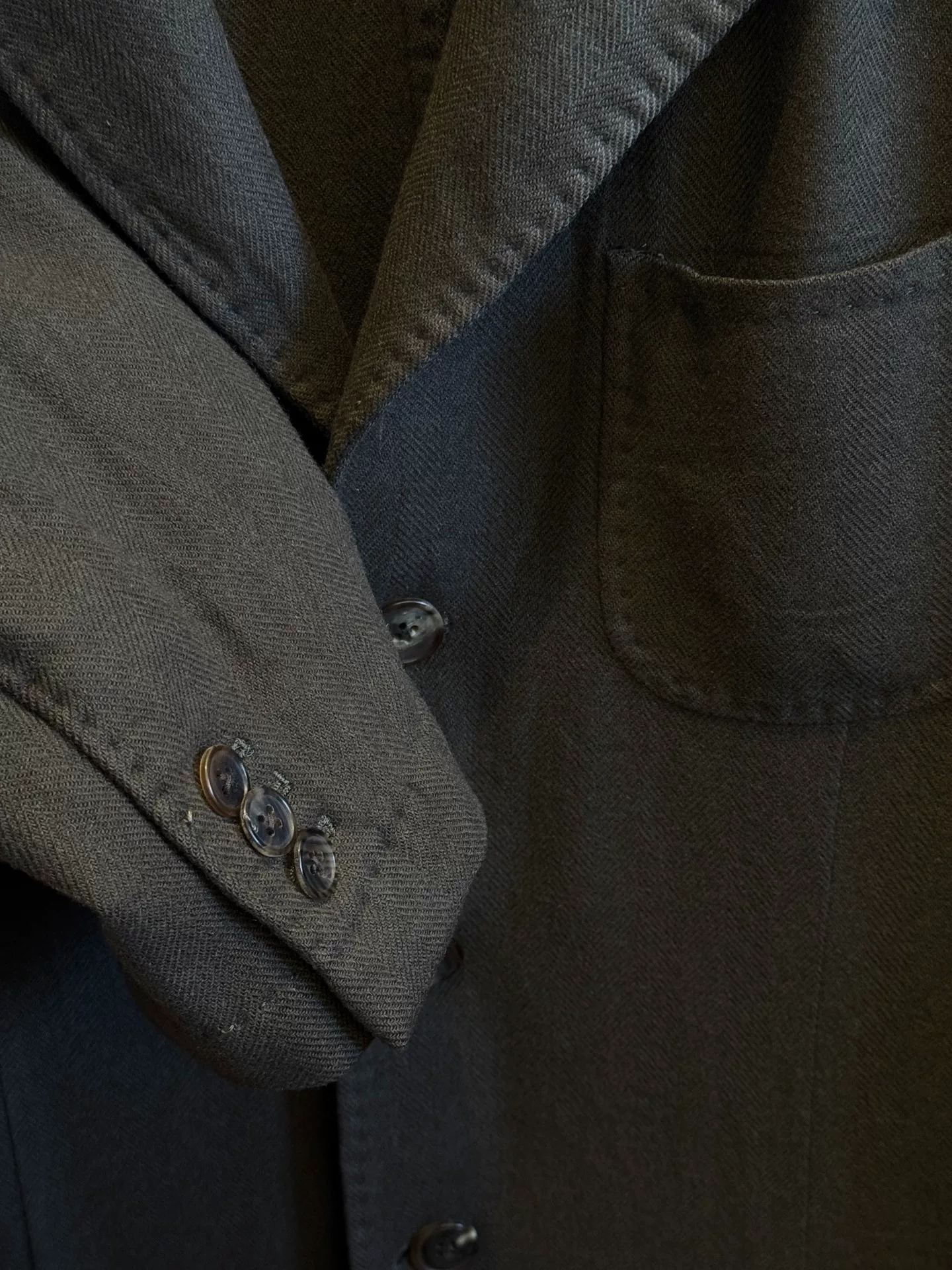Colombo Brown Cashmere Jacket — back