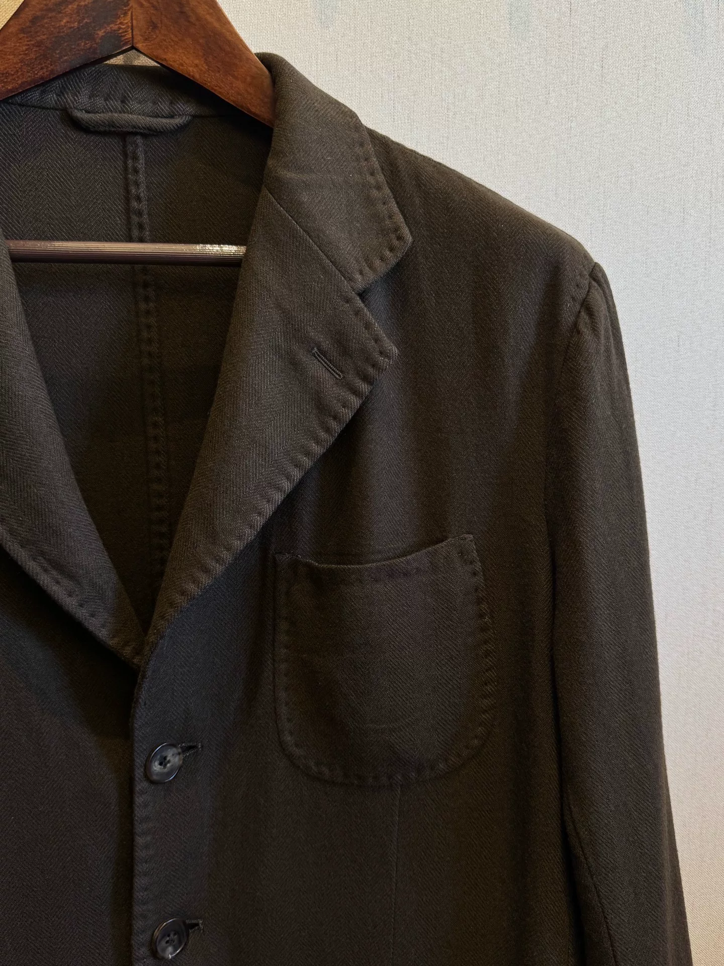Colombo Brown Cashmere Jacket — front