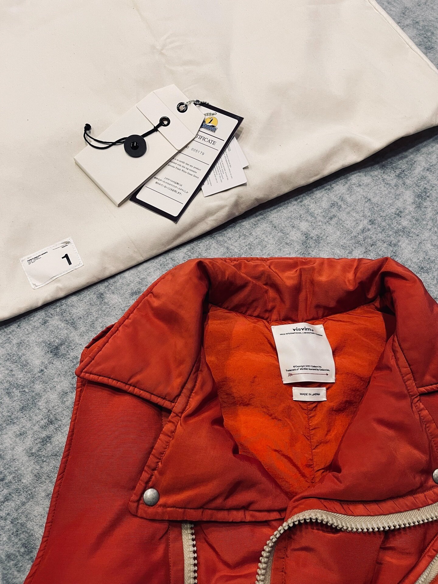 Visvim Strabler Overdye Down Vest — front