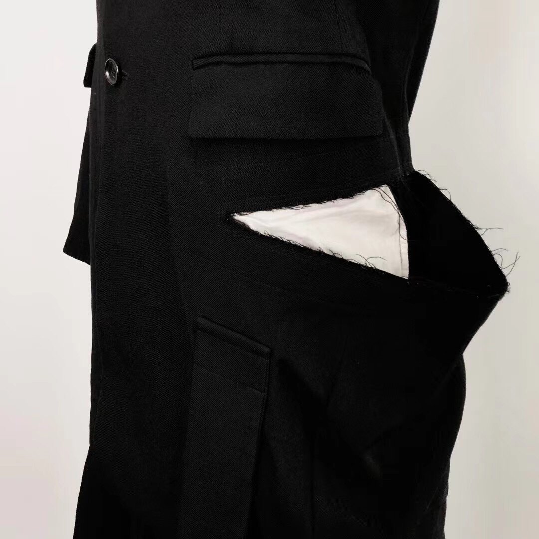 Comme des Garcons 16AW Harness Coat — back