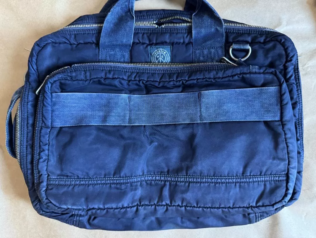 Porrer Classic 3-Way Nylon Blue Bag — detail