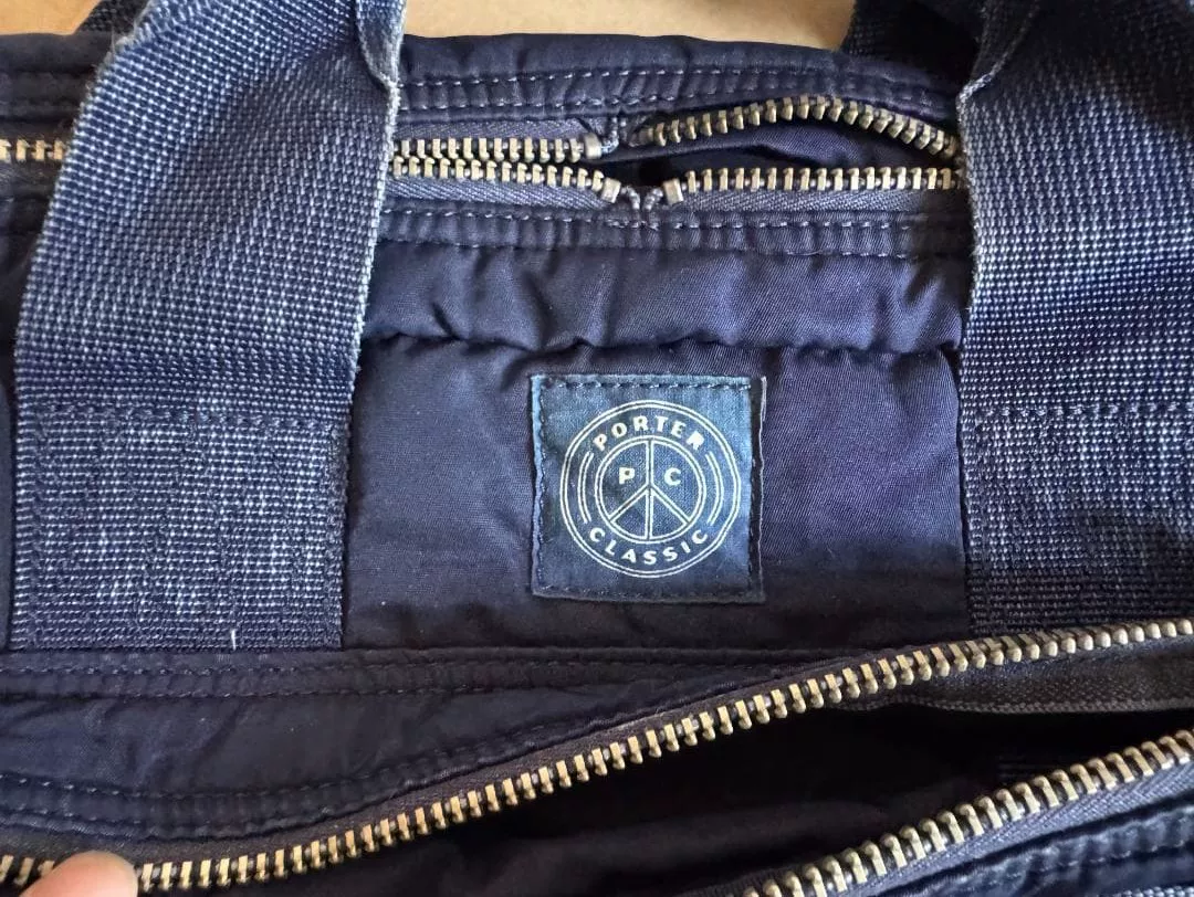 Porrer Classic 3-Way Nylon Blue Bag — back