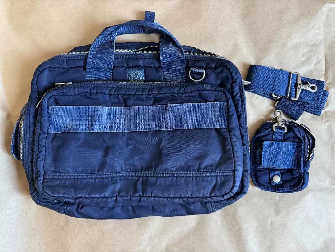 Porrer Classic 3-Way Nylon Blue Bag