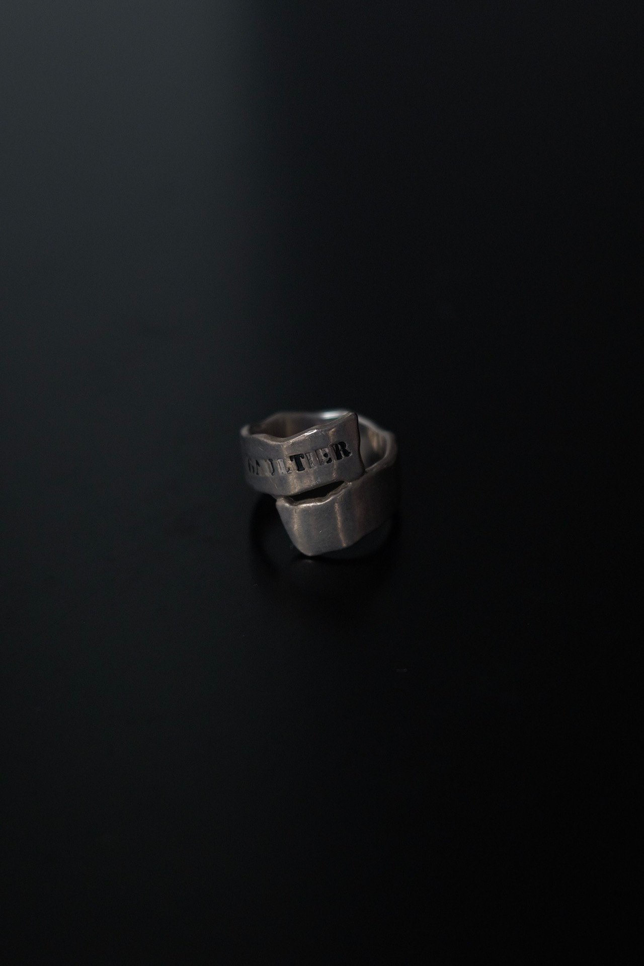 Jean Paul Gaultier Ribbon Signature Ring — detail