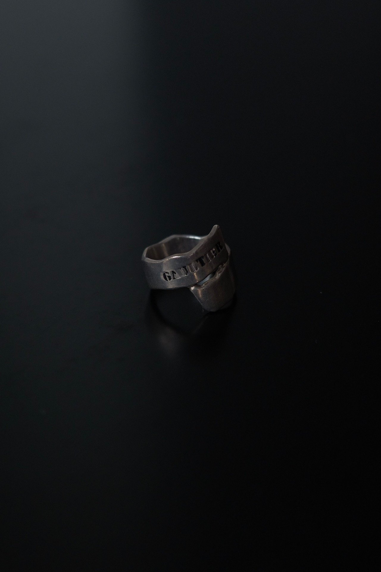 Jean Paul Gaultier Ribbon Signature Ring — back
