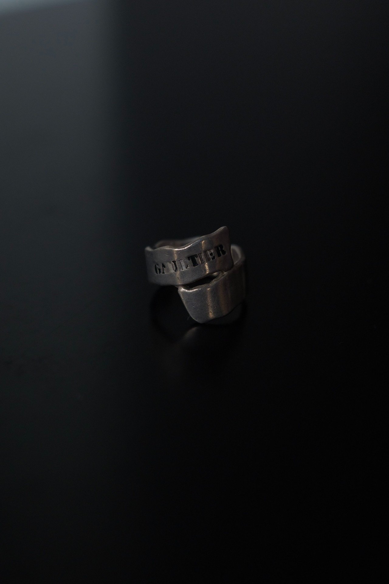 Jean Paul Gaultier Ribbon Signature Ring — label
