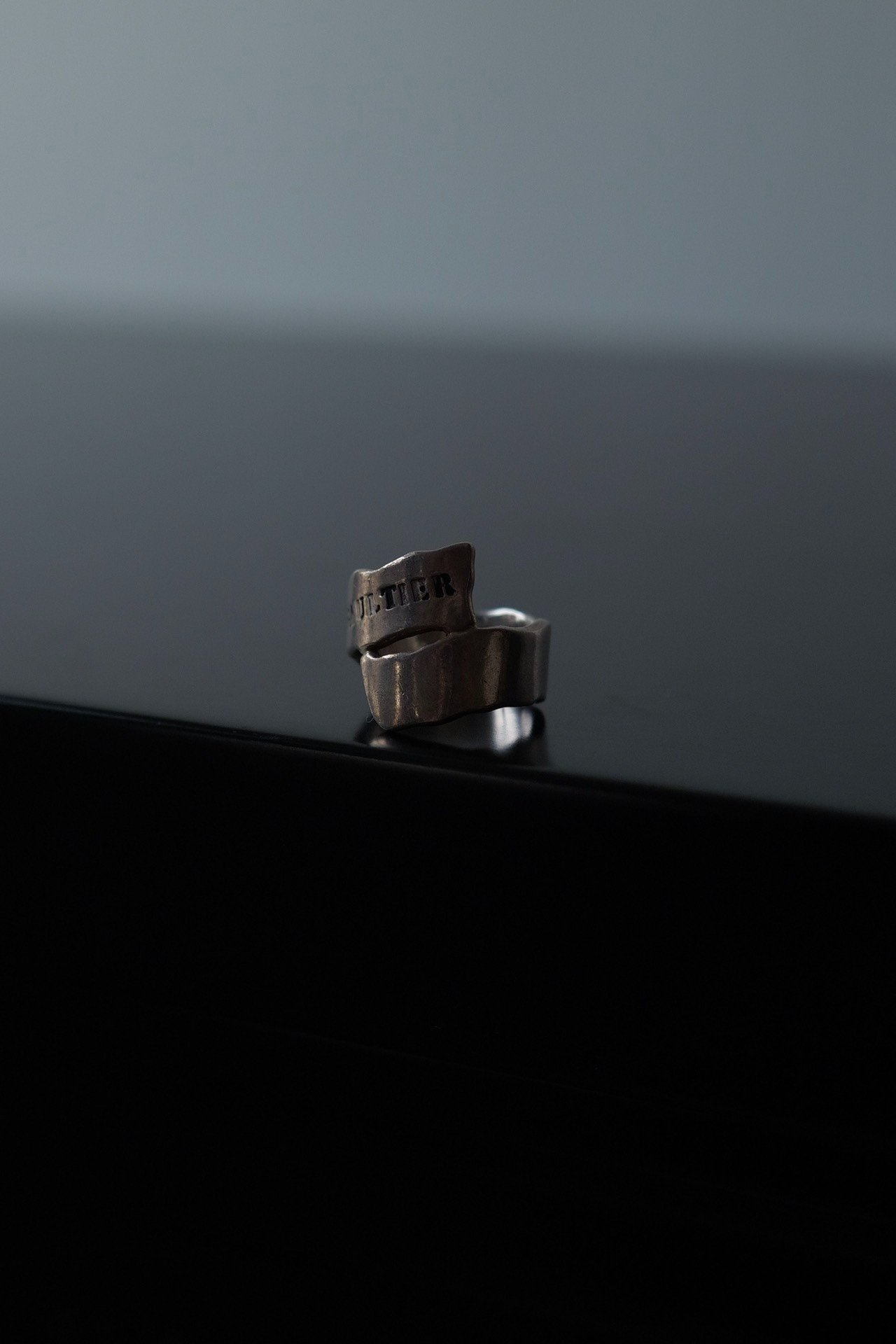 Jean Paul Gaultier Ribbon Signature Ring — front