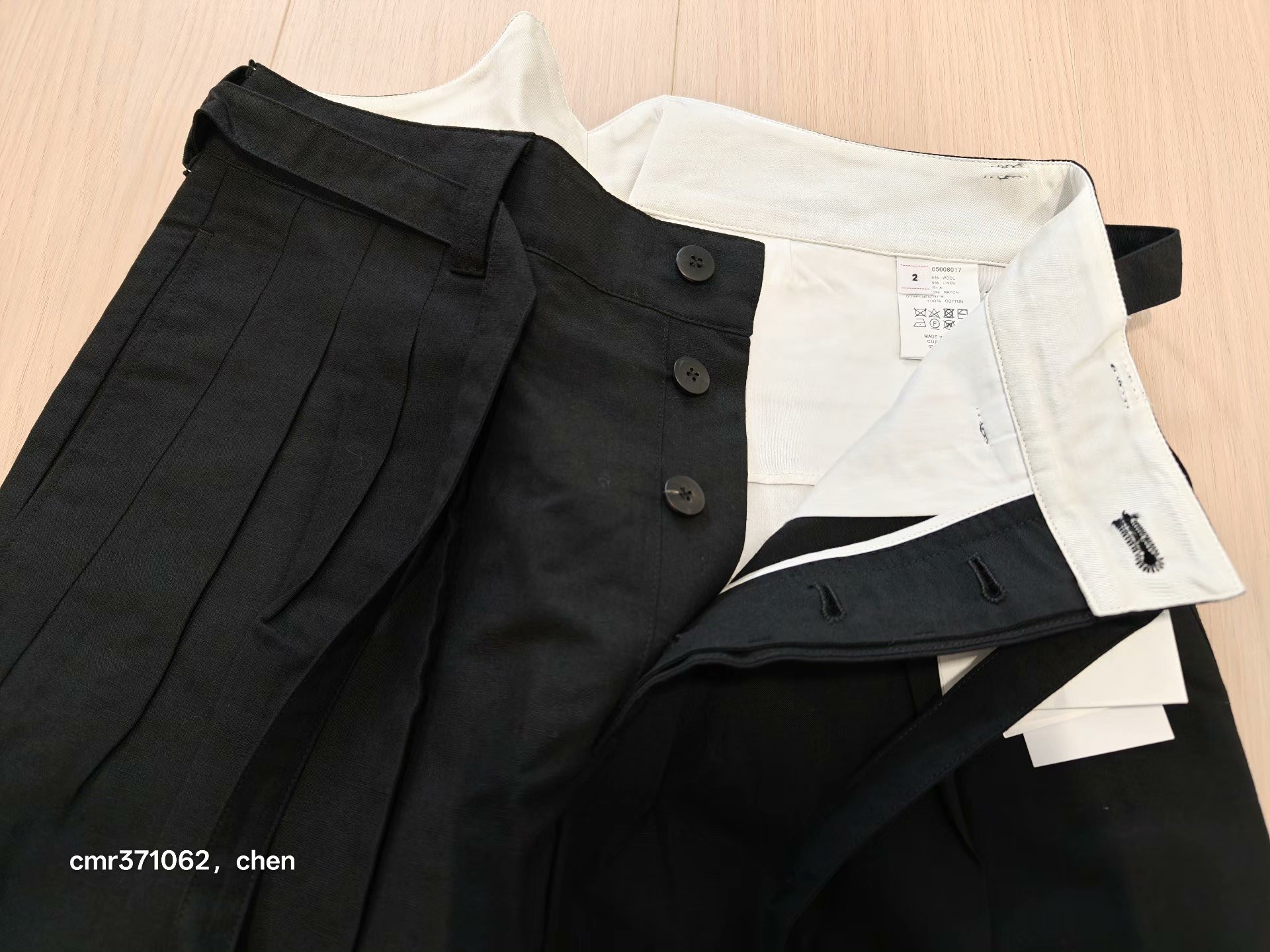 VISVIM 23SS HAKAMA PANTS — back