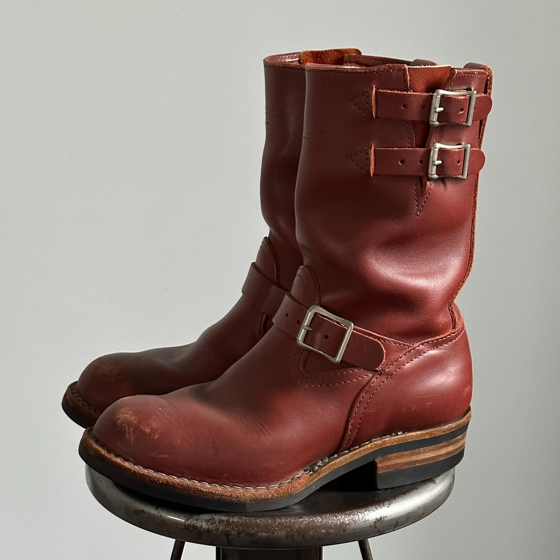 Wesco Boss Double Strap Engineer Boots — back