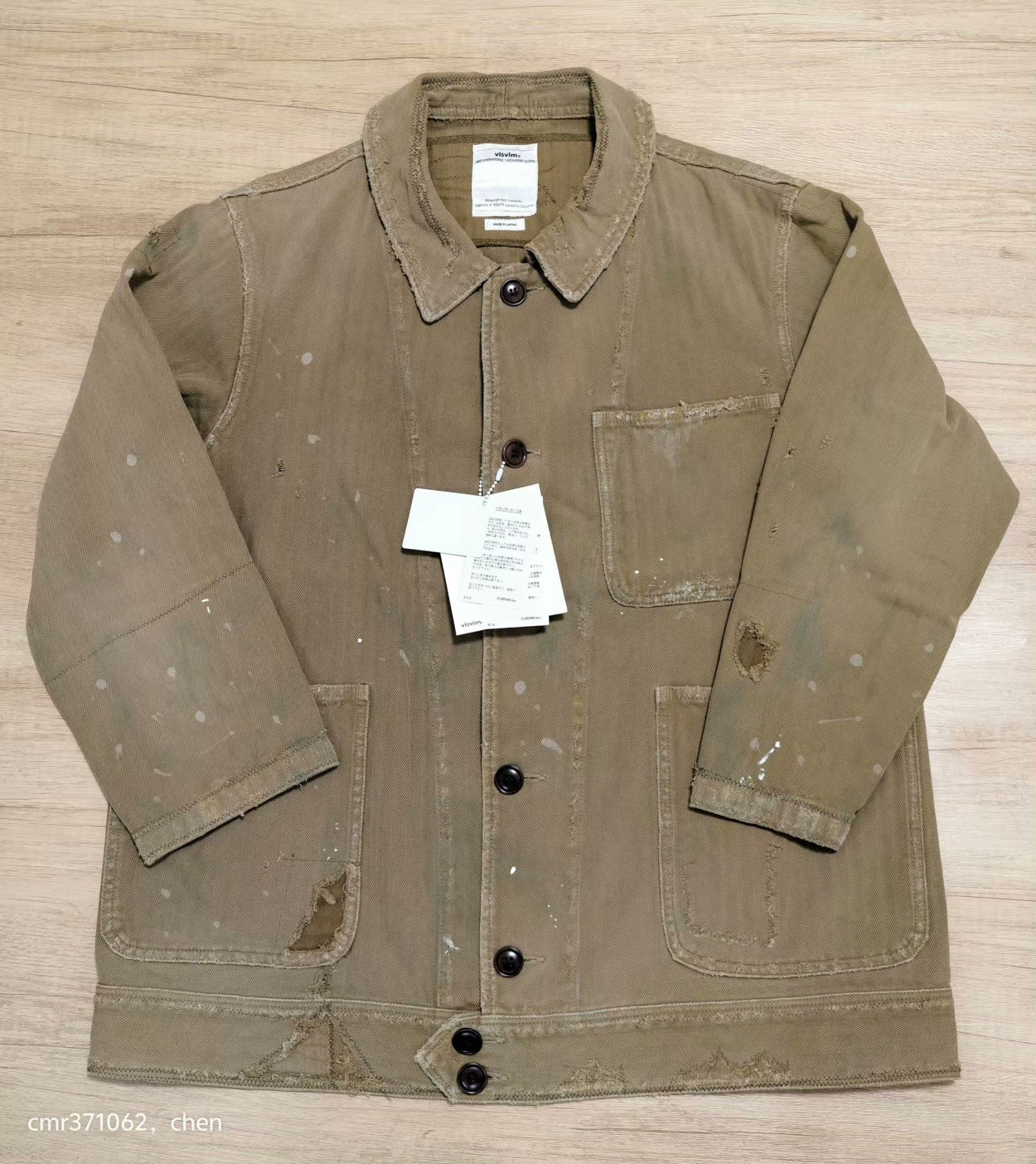 VISVIM 18SS BENNY JKT CRASH