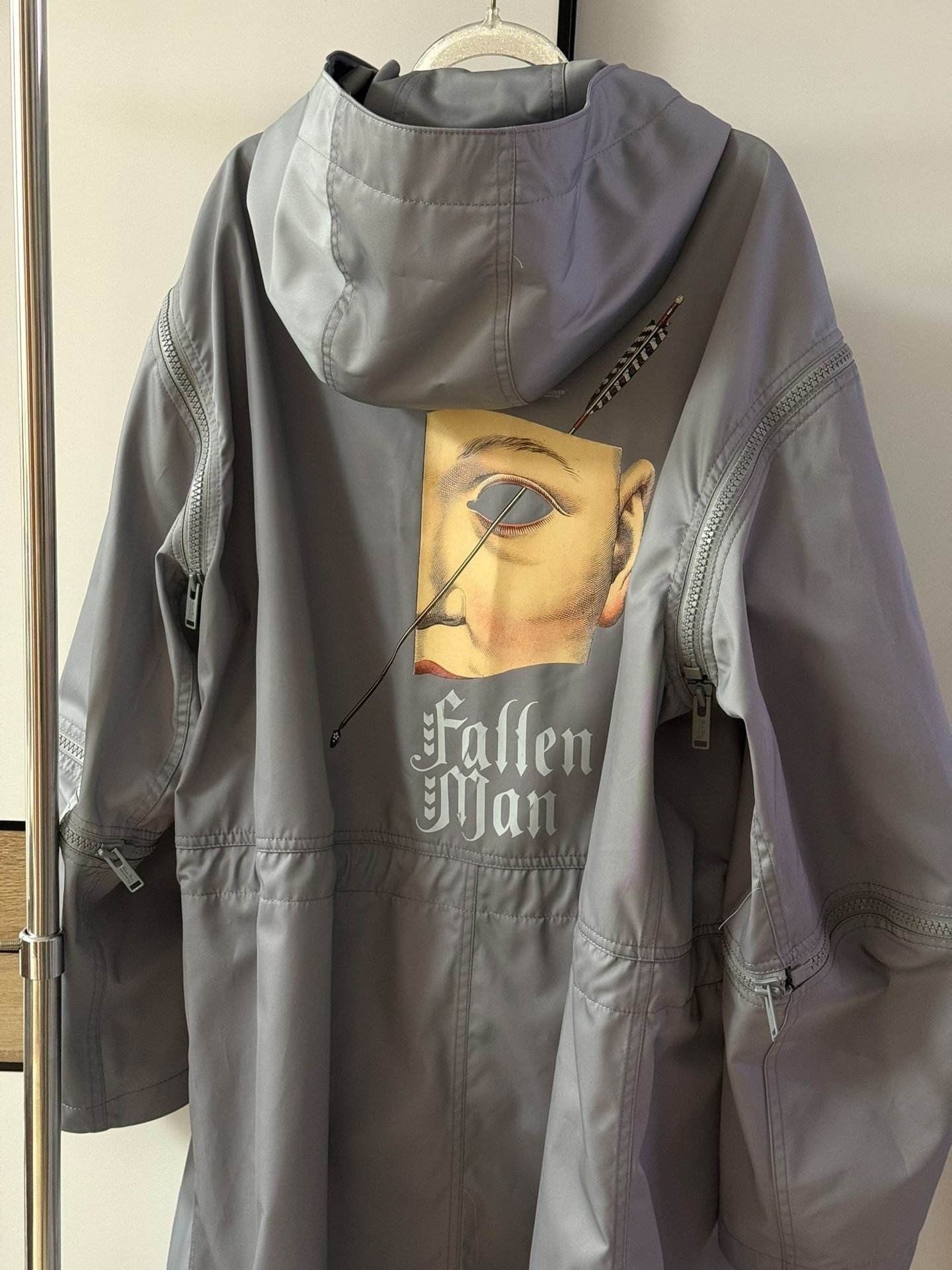Undercover AW20 Fallen Man Fishtail Parka