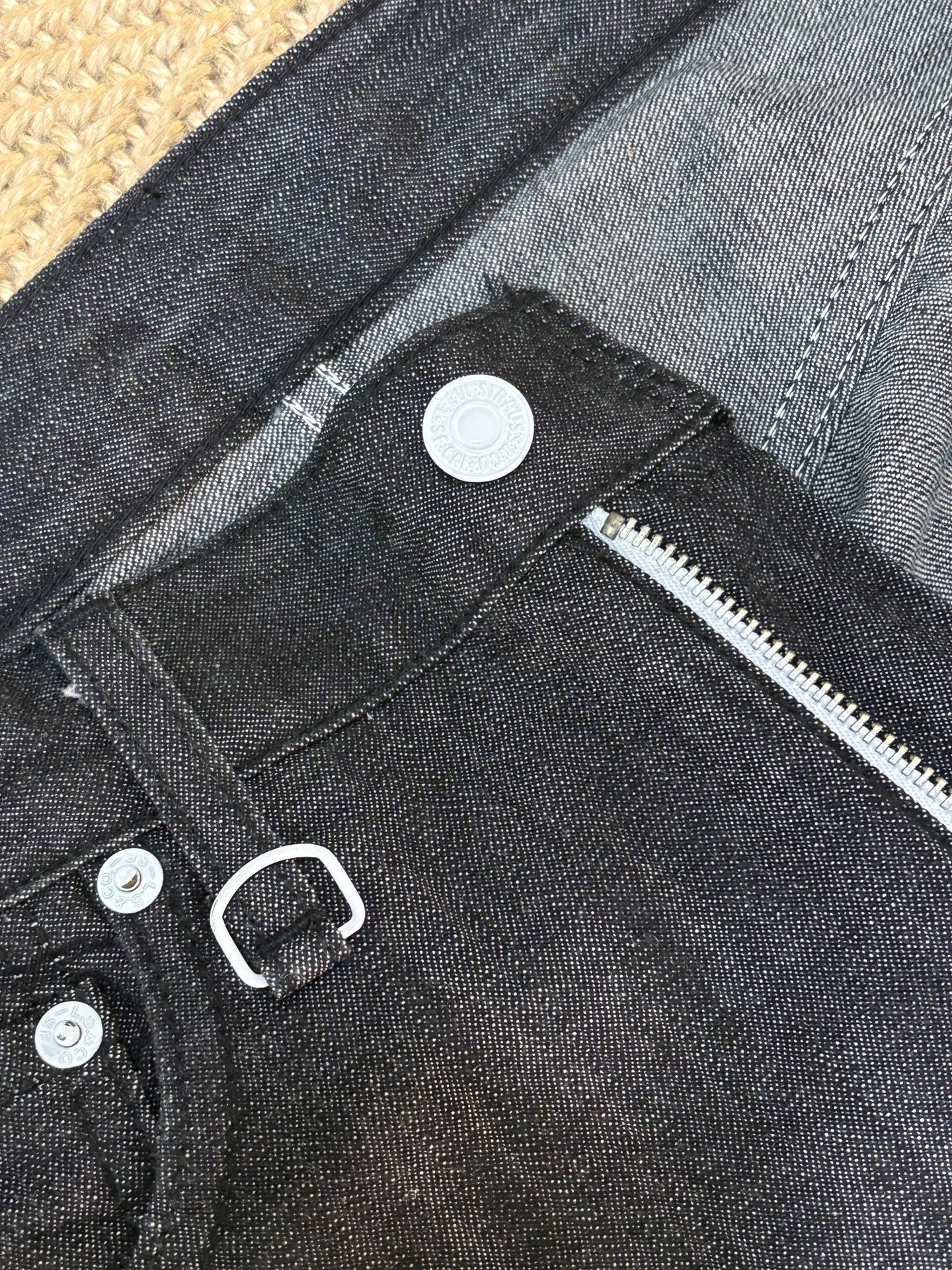 Levi's Fenom X AFFA Raw Denim Jeans — back