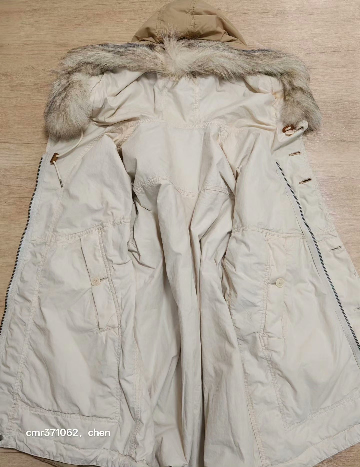 VISVIM 18AW GLACIER POINT PARKA — label