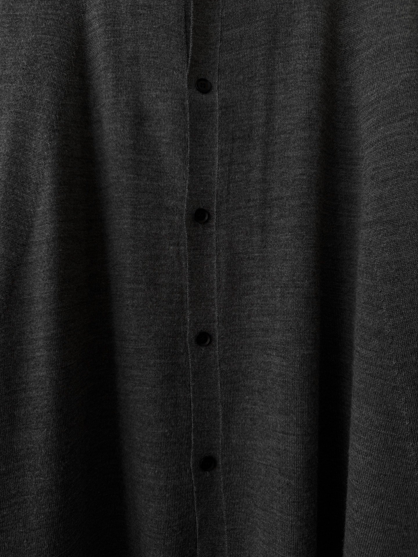 Yohji Yamamoto Stand Collar Wool Cardigan — label