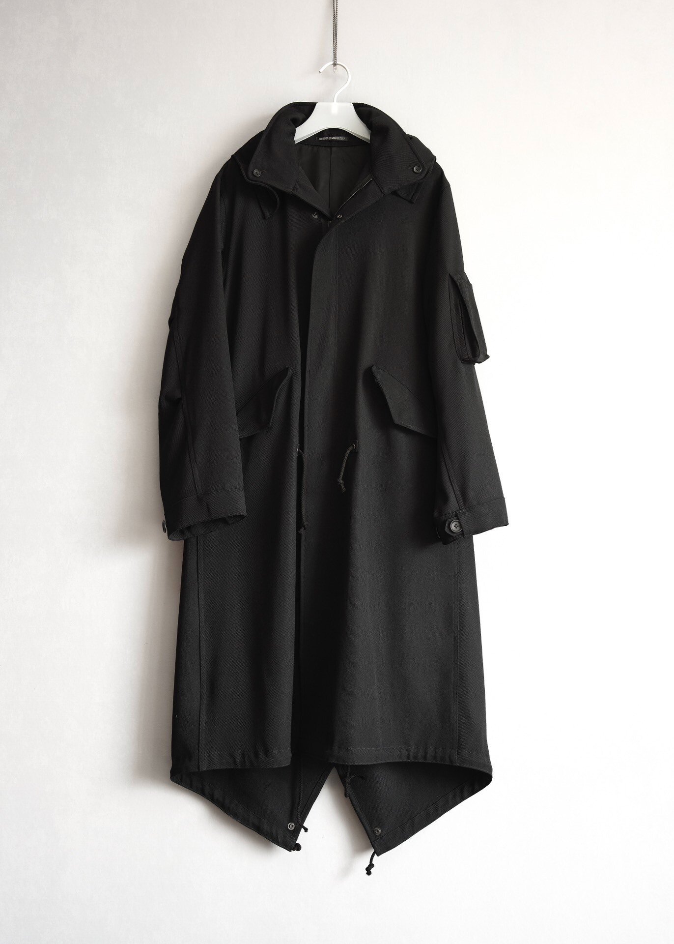 Yohji Yamamoto 24AW Fishtail Hooded Coat
