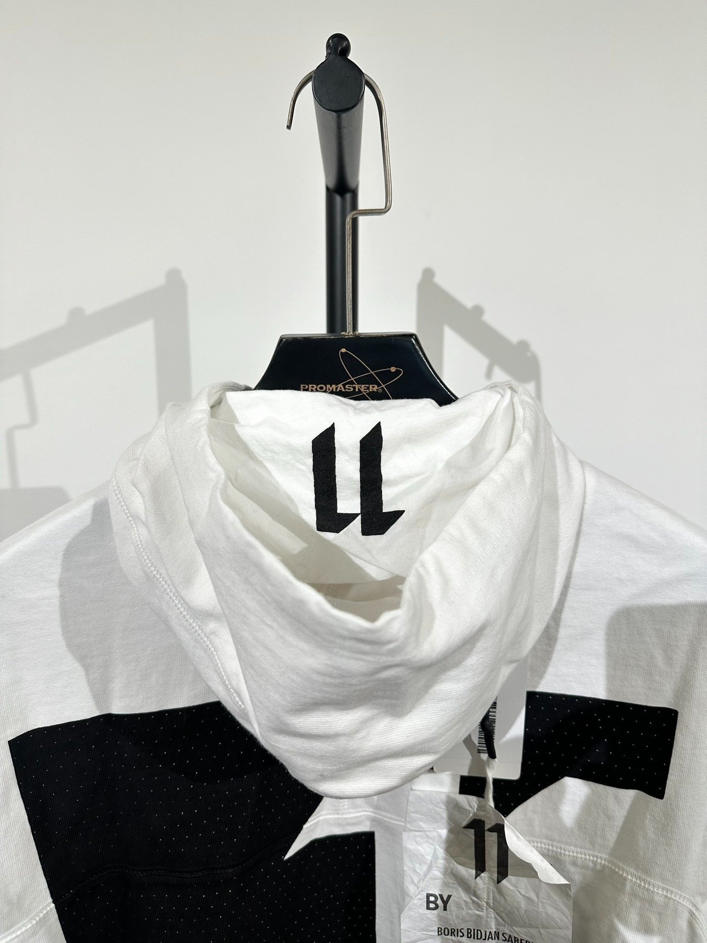 Boris Bidjan Saberi 11by BBS H1B Hoodie — label