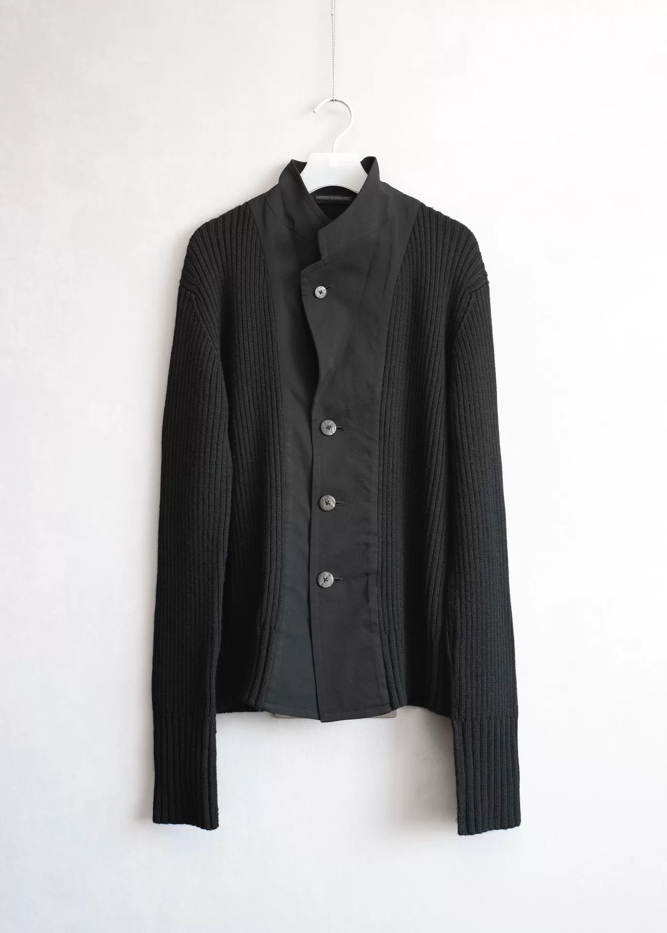 Yohji Yamamoto 02AW Runway Knit Coat — label