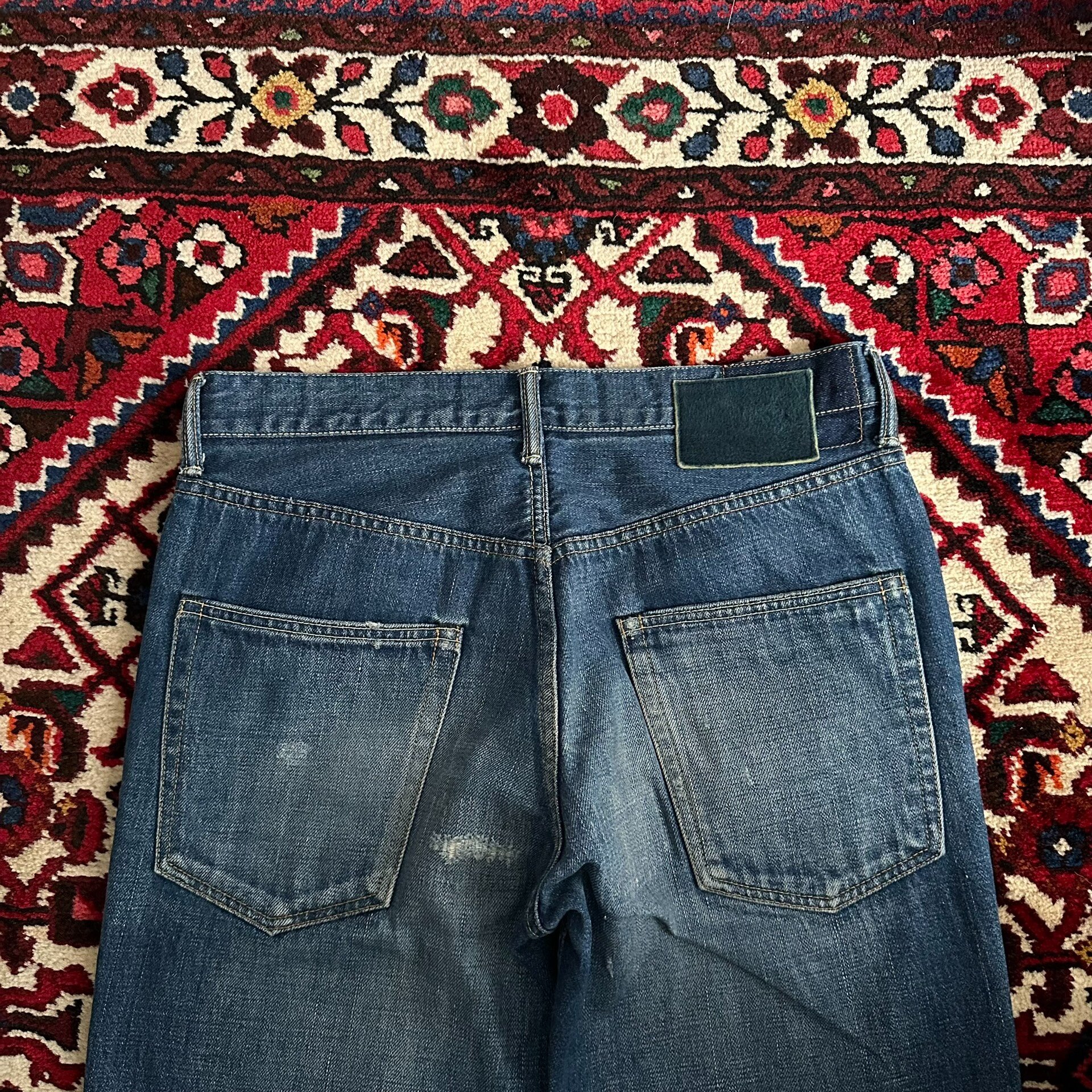 visvim 03d5 Washed Jeans — back