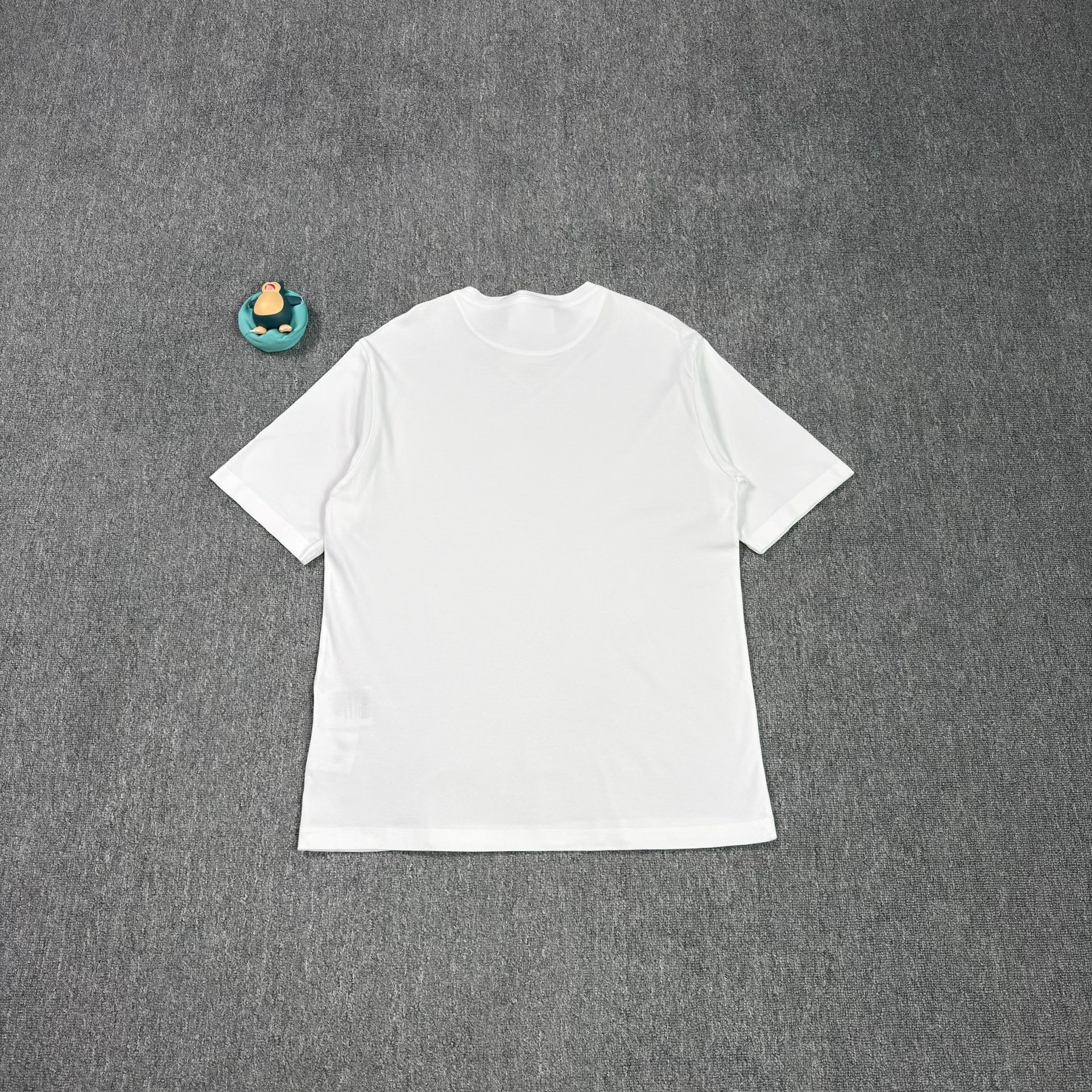 Prada White Short-Sleeve Steel Logo Shirt — front