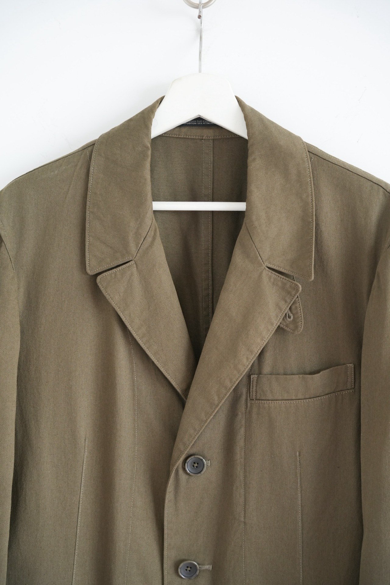 Yohji Yamamoto 22SS Dr.Jkt Coat — detail