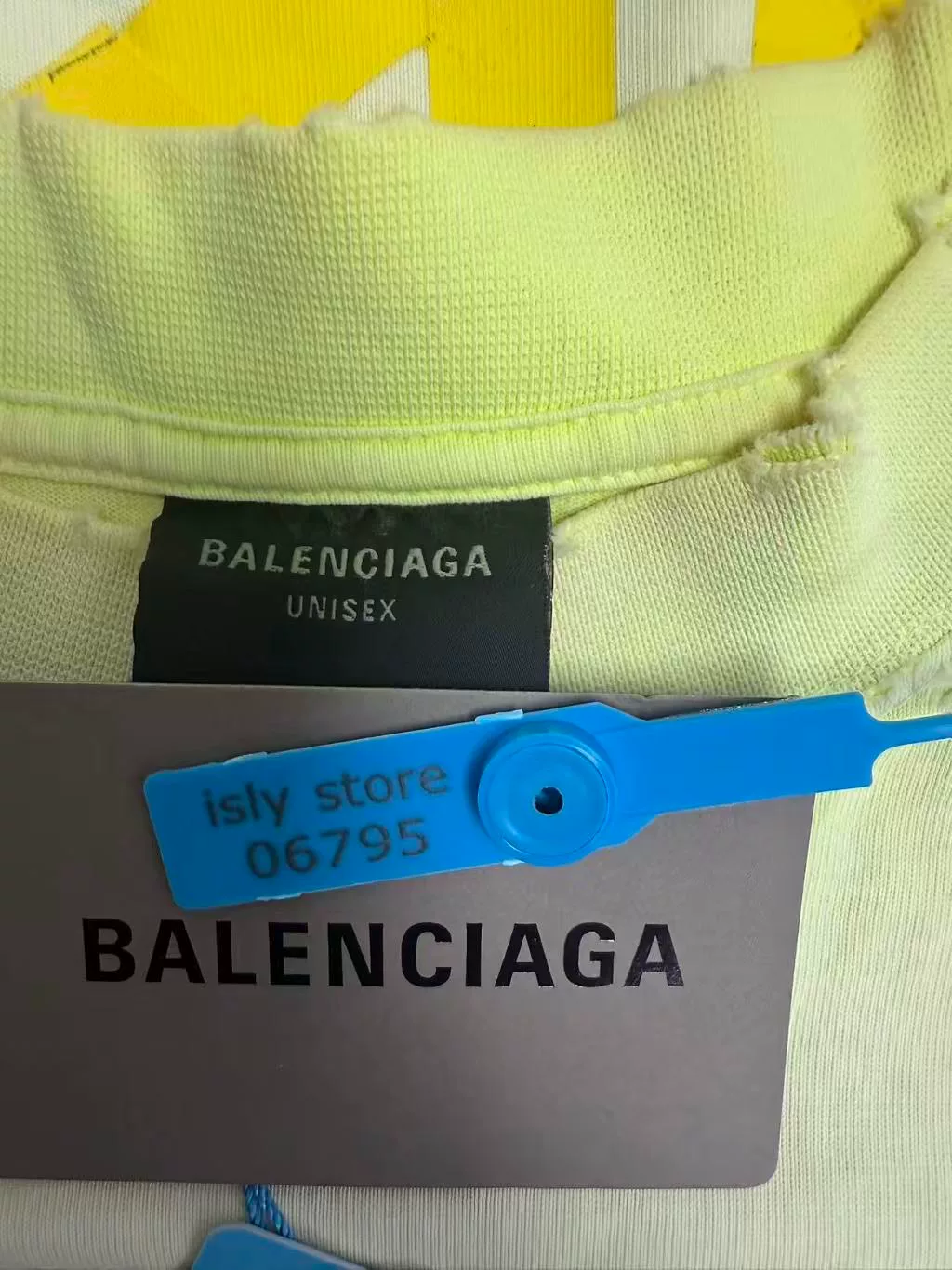 Balenciaga BALENCIAGA Print Crew Neck T-shirt — back