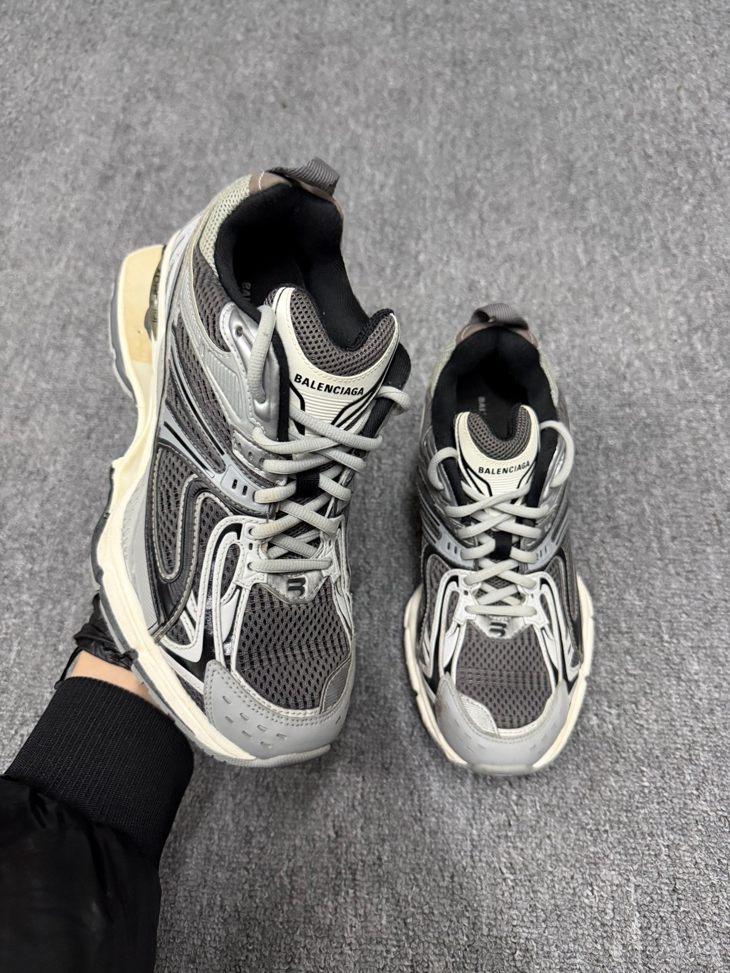 Balenciaga Gray Size 38 Sneakers — detail