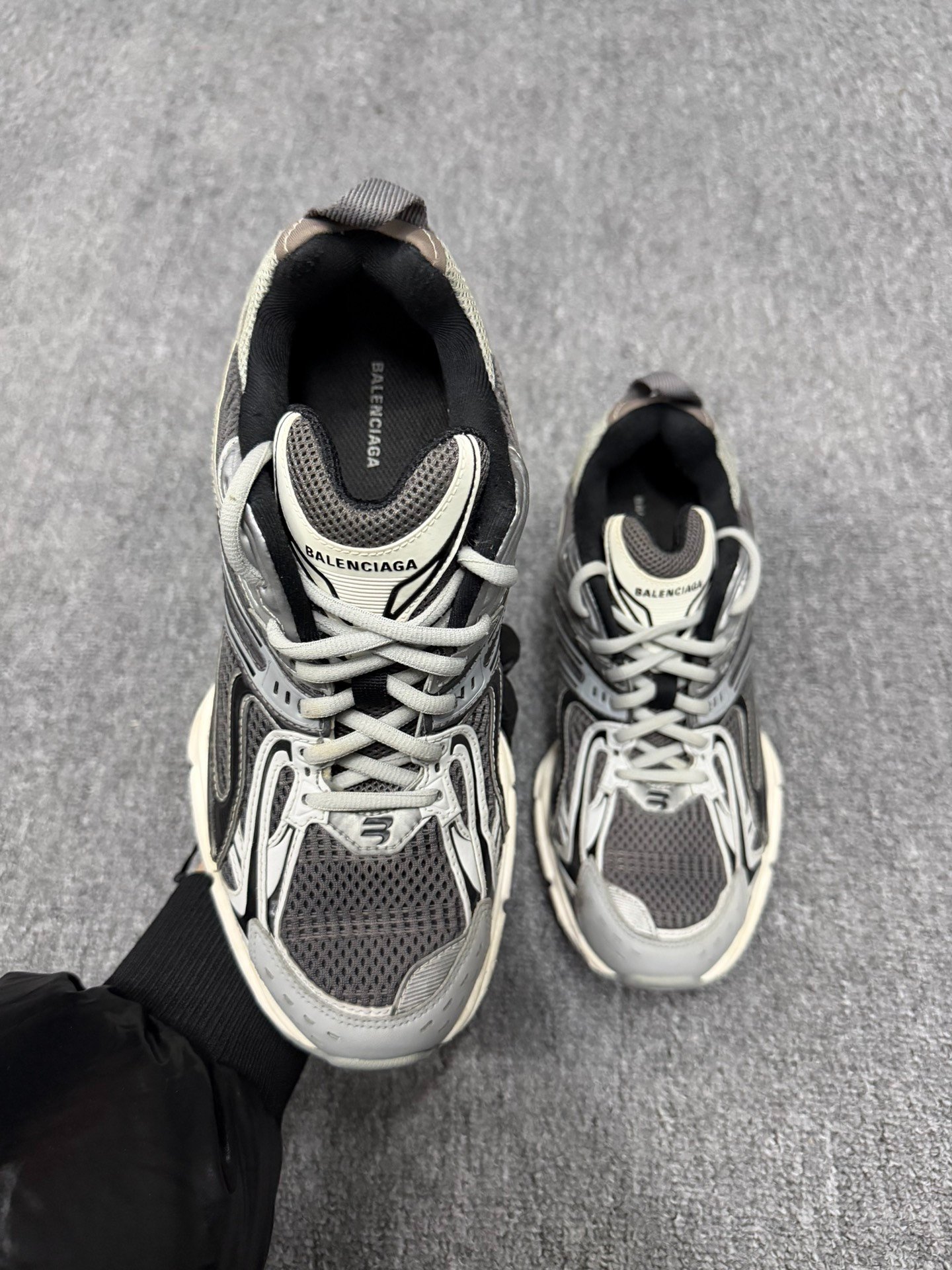 Balenciaga Gray Size 38 Sneakers — back