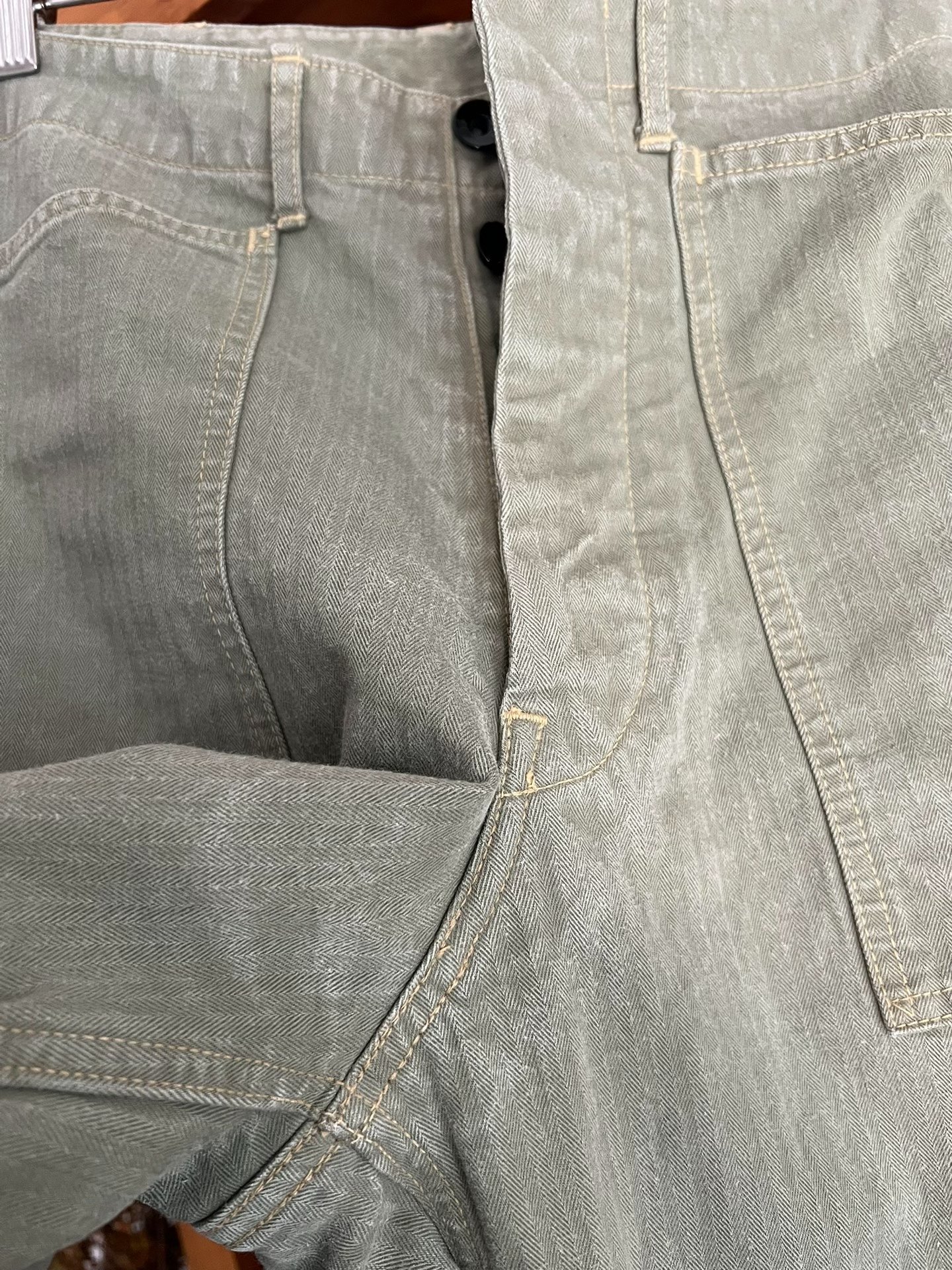 Jelado x John Gluckow Military Pants — label