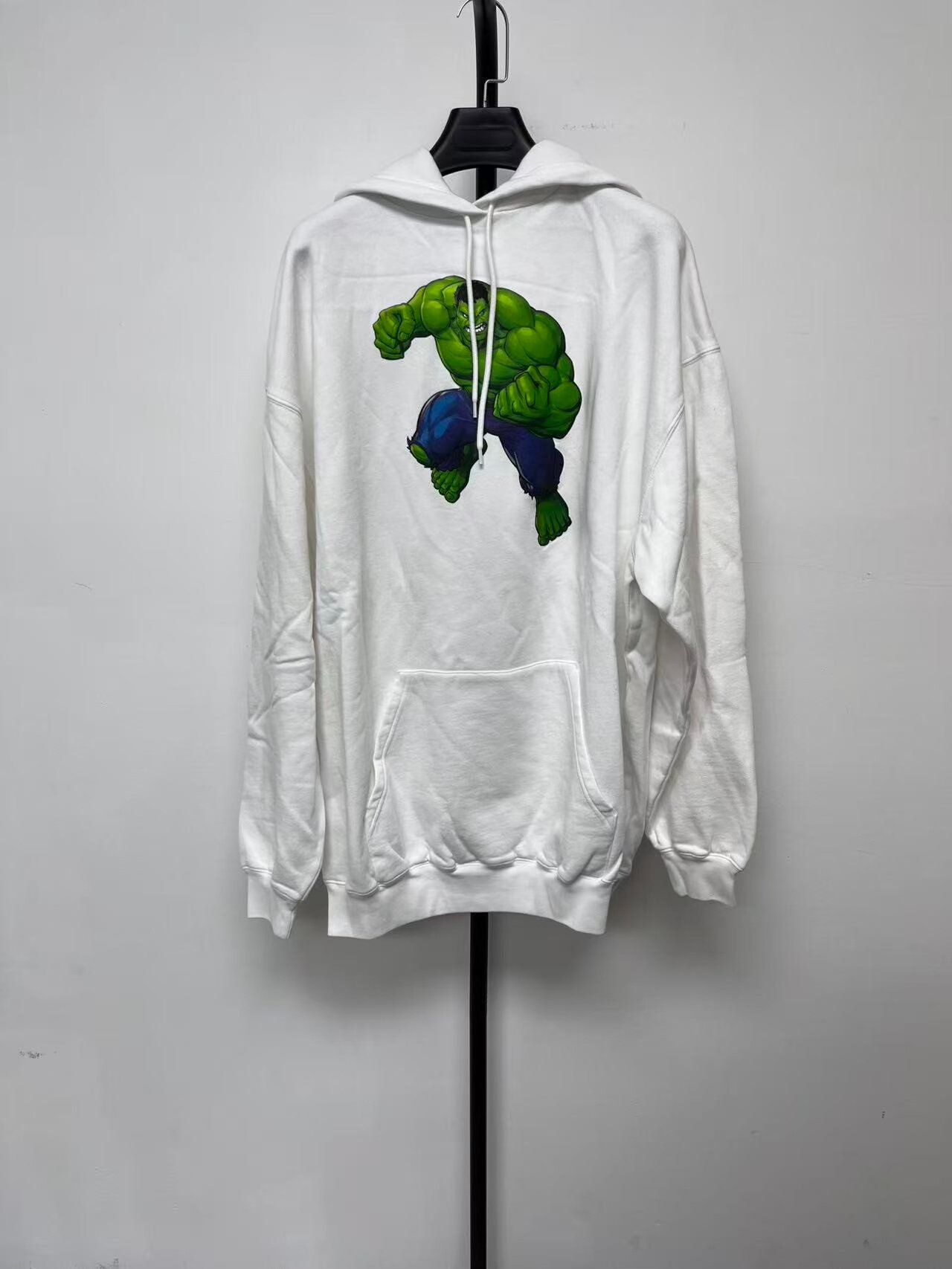 Balenciaga Hulk Print Long-Sleeve Hoodie